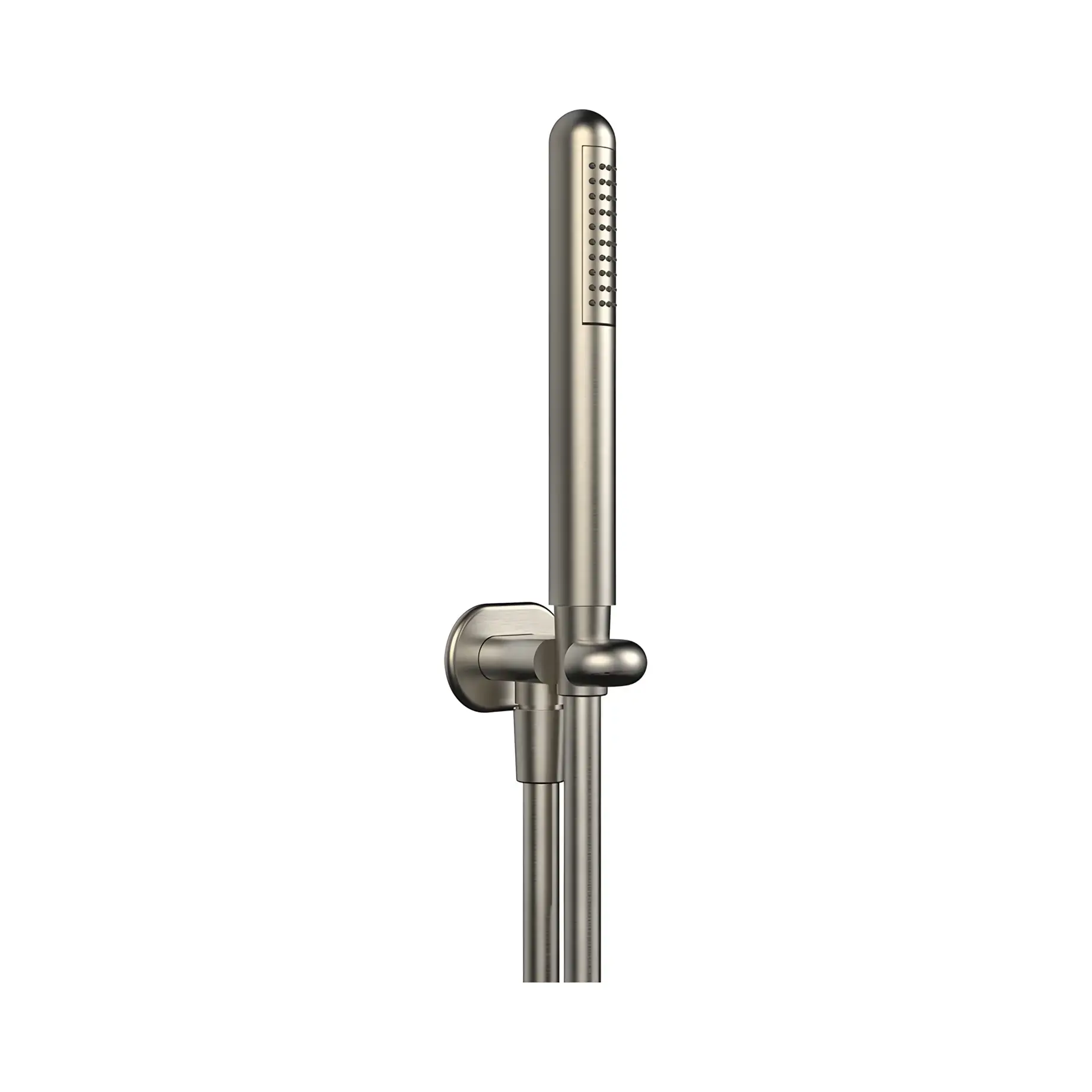 Душовий гарнітур Goccia Gessi 33773-149 Finox Brushed Nickel — вид на білому тлі