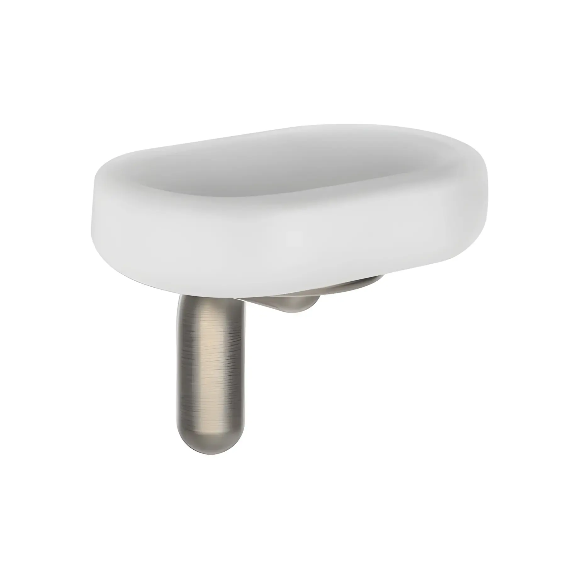 Мильниця Goccia Виробник 38001-149 Finox Brushed Nickel — вид спереду