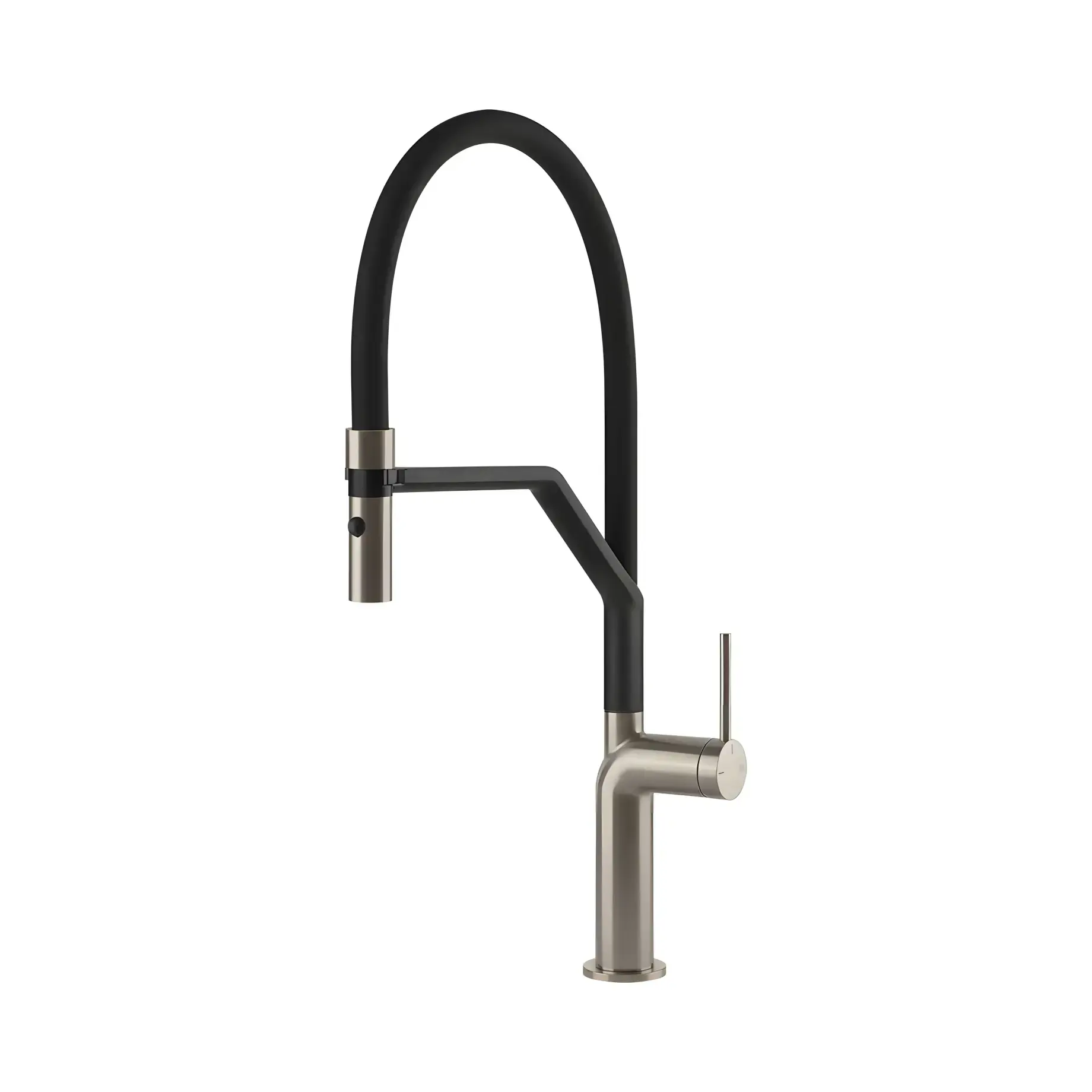 Змішувач для кухні Stelo Gessi 60315-149 Finox Brushed Nickel — вид на білому тлі