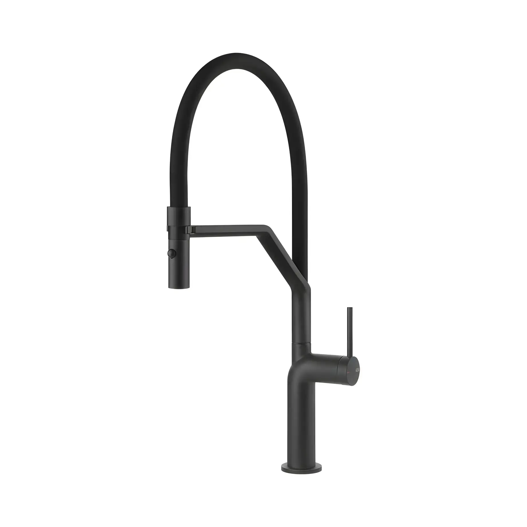 Змішувач для кухні Stelo Gessi 60315-299 Black XL — вид на білому тлі
