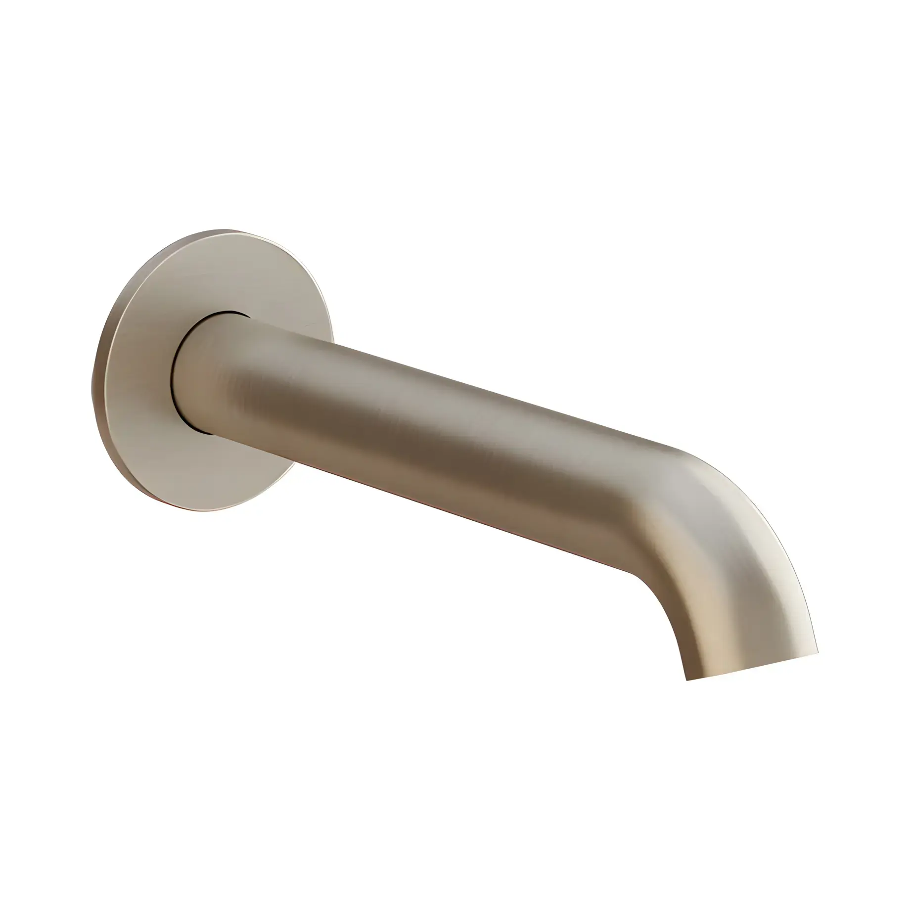Вилив для ванни Habito Виробник 66103-149 Finox Brushed Nickel — вид спереду