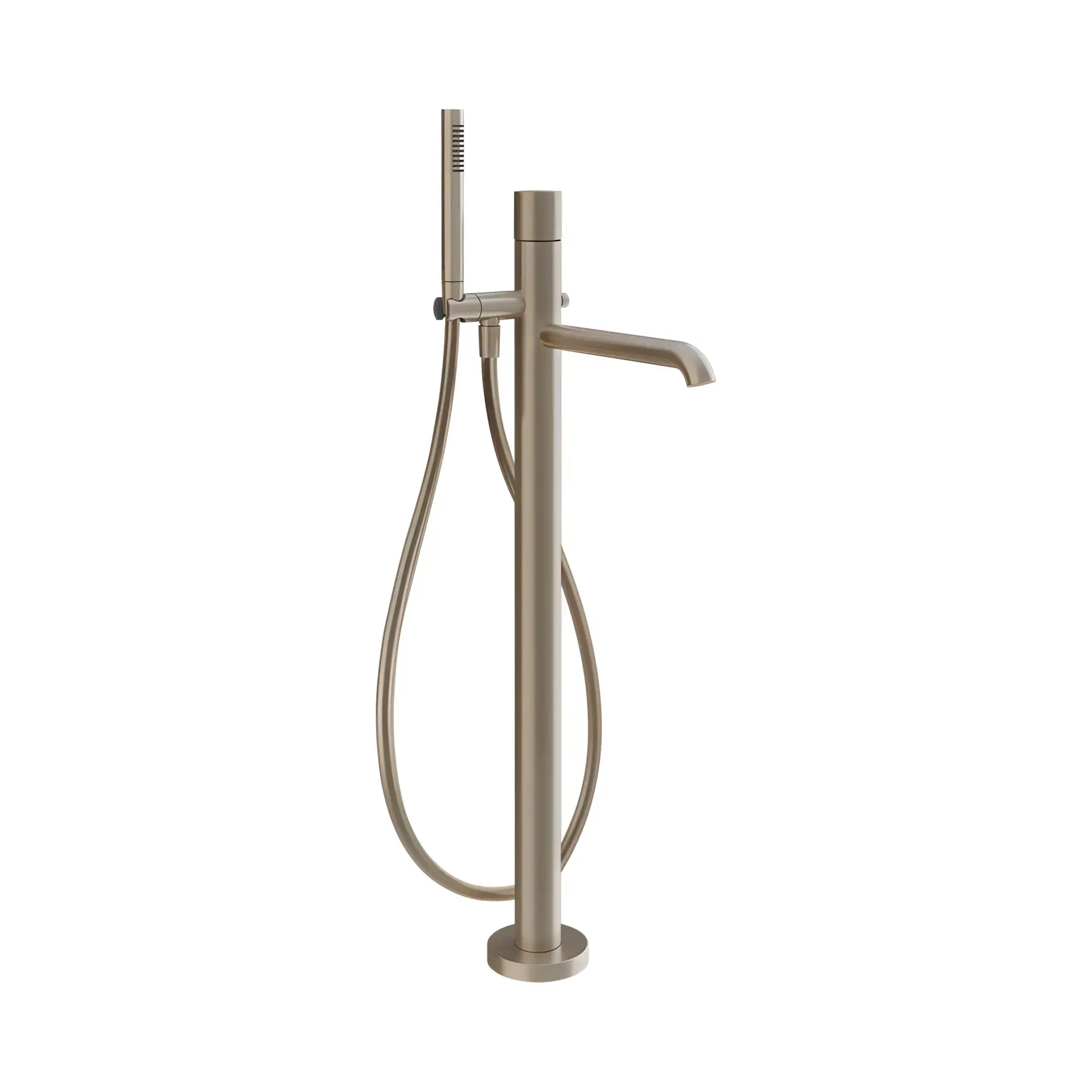 Змішувач для ванни Habito Виробник 70028-149 Finox Brushed Nickel — вид спереду