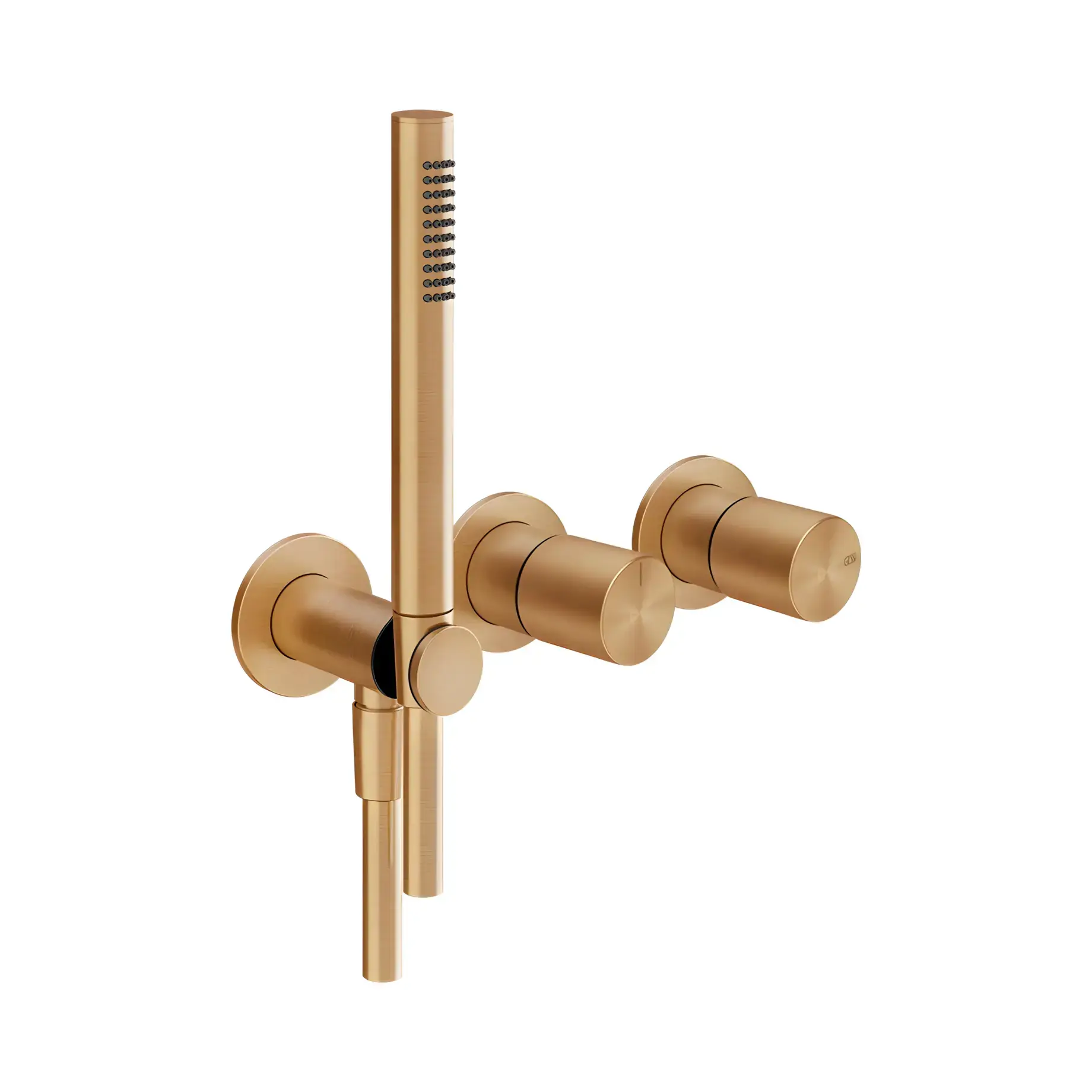 Змішувач для душу Habito Виробник 70038-726 Warm Bronze Br. PVD — вид спереду