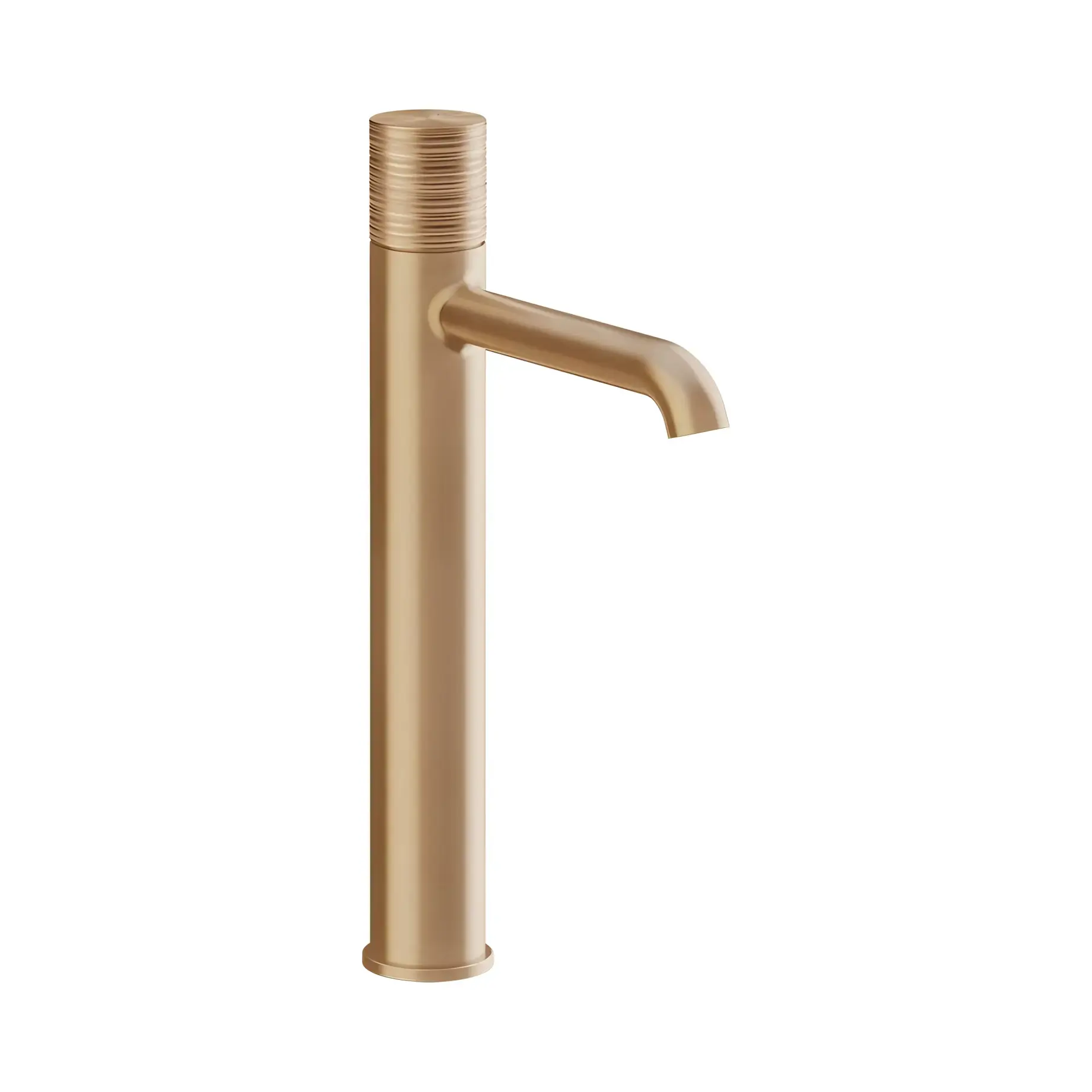 Змішувач для раковини Habito Gessi 70304-726 Warm Bronze Brushed PVD — вид на білому тлі
