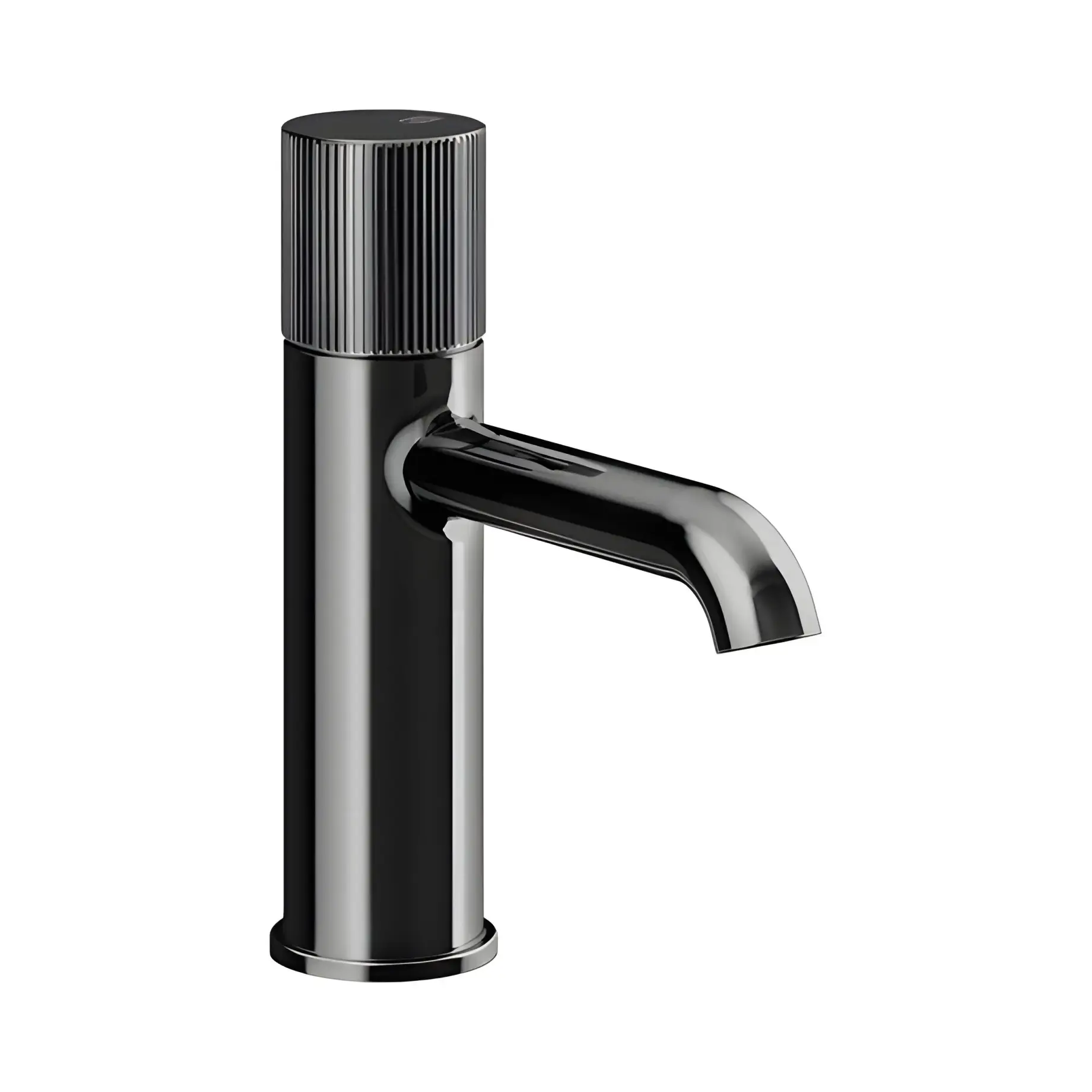 Змішувач для раковини Habito Gessi 70502-706 Black Metal PVD — вид на білому тлі