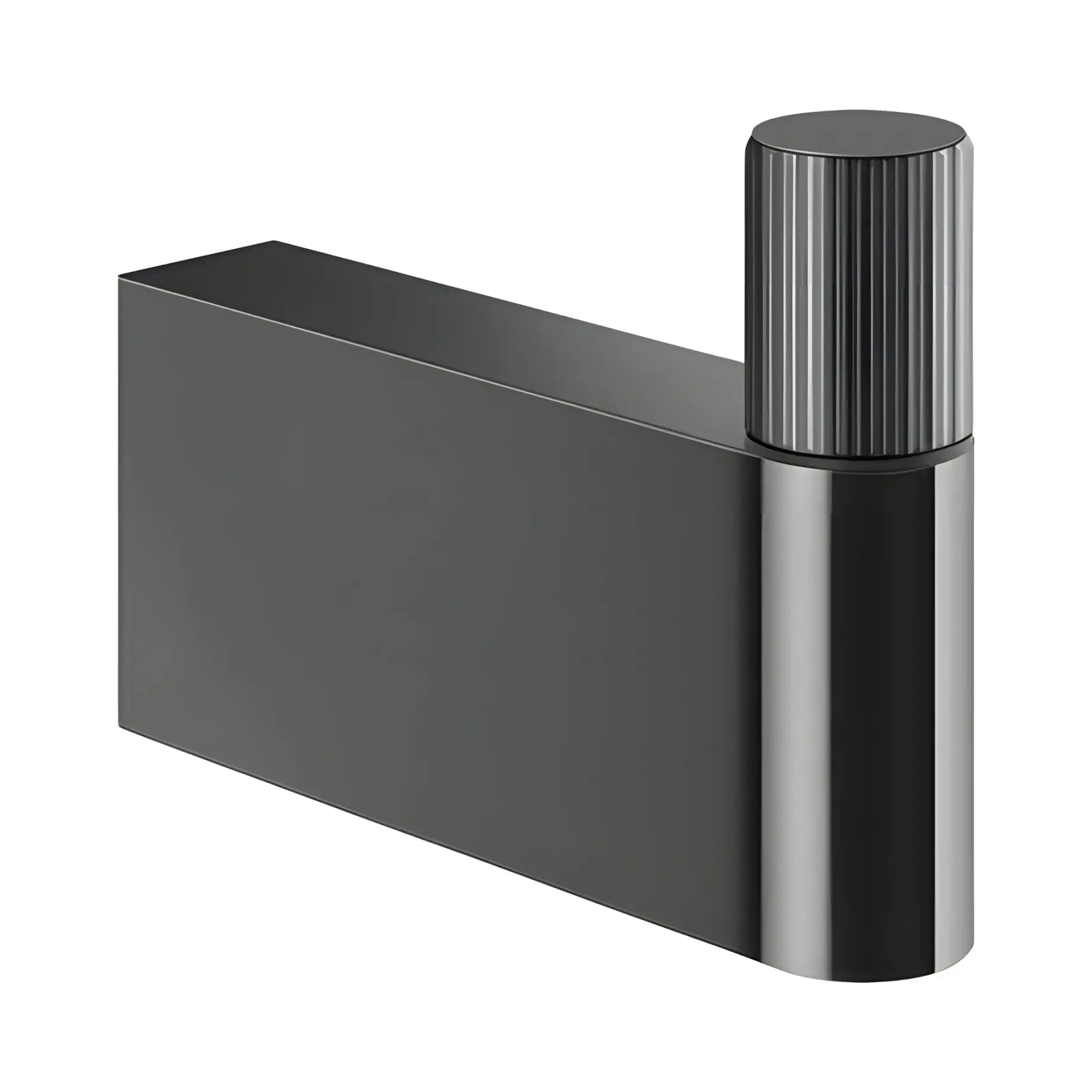Гачок Habito Gessi 70523-706 Black Metal PVD — вид на білому тлі