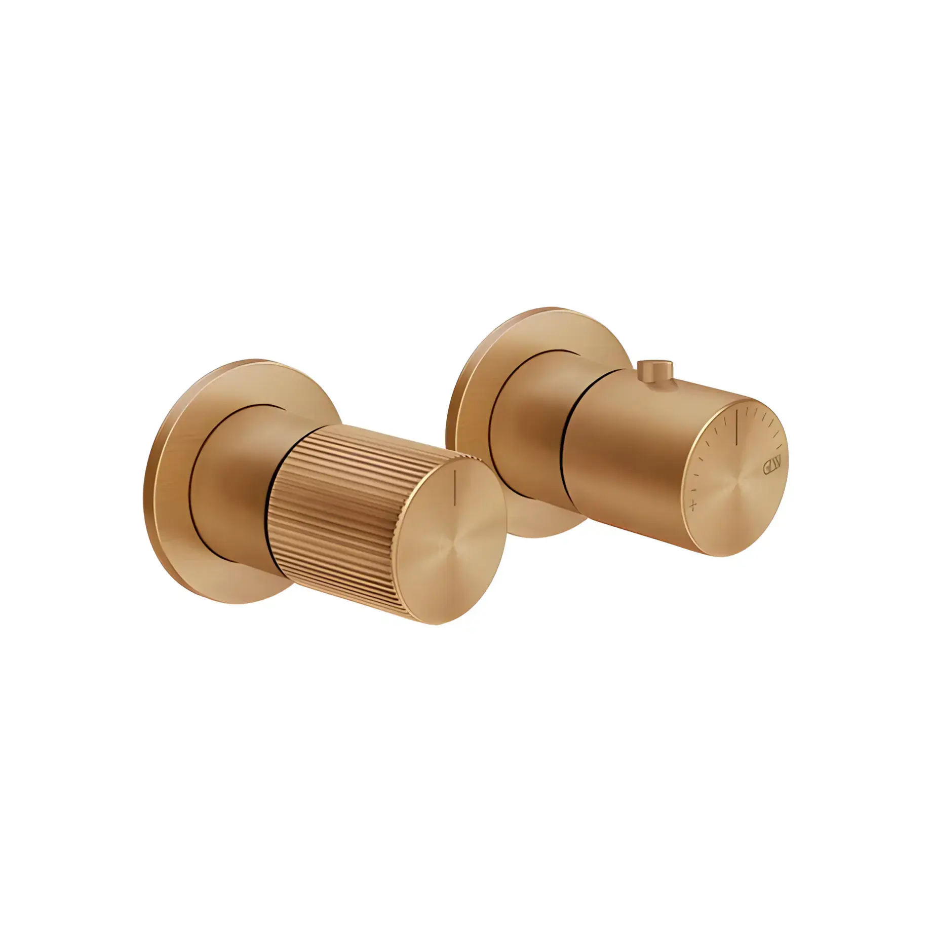 Змішувач для душу Habito Виробник 70534-726 Warm Bronze Br. PVD — вид спереду