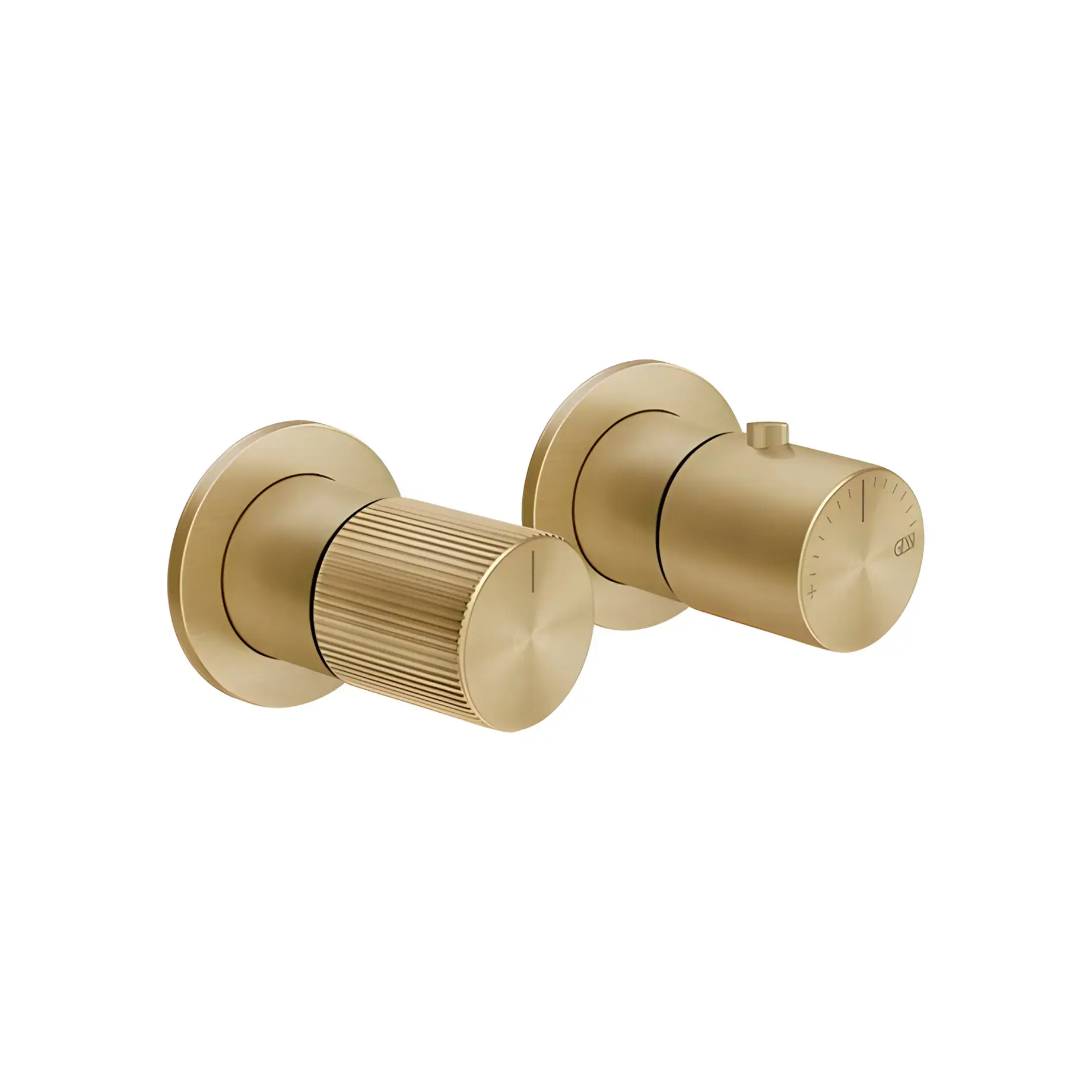 Змішувач для душу Habito Виробник 70534-727 Brass Brushed PVD — вид спереду