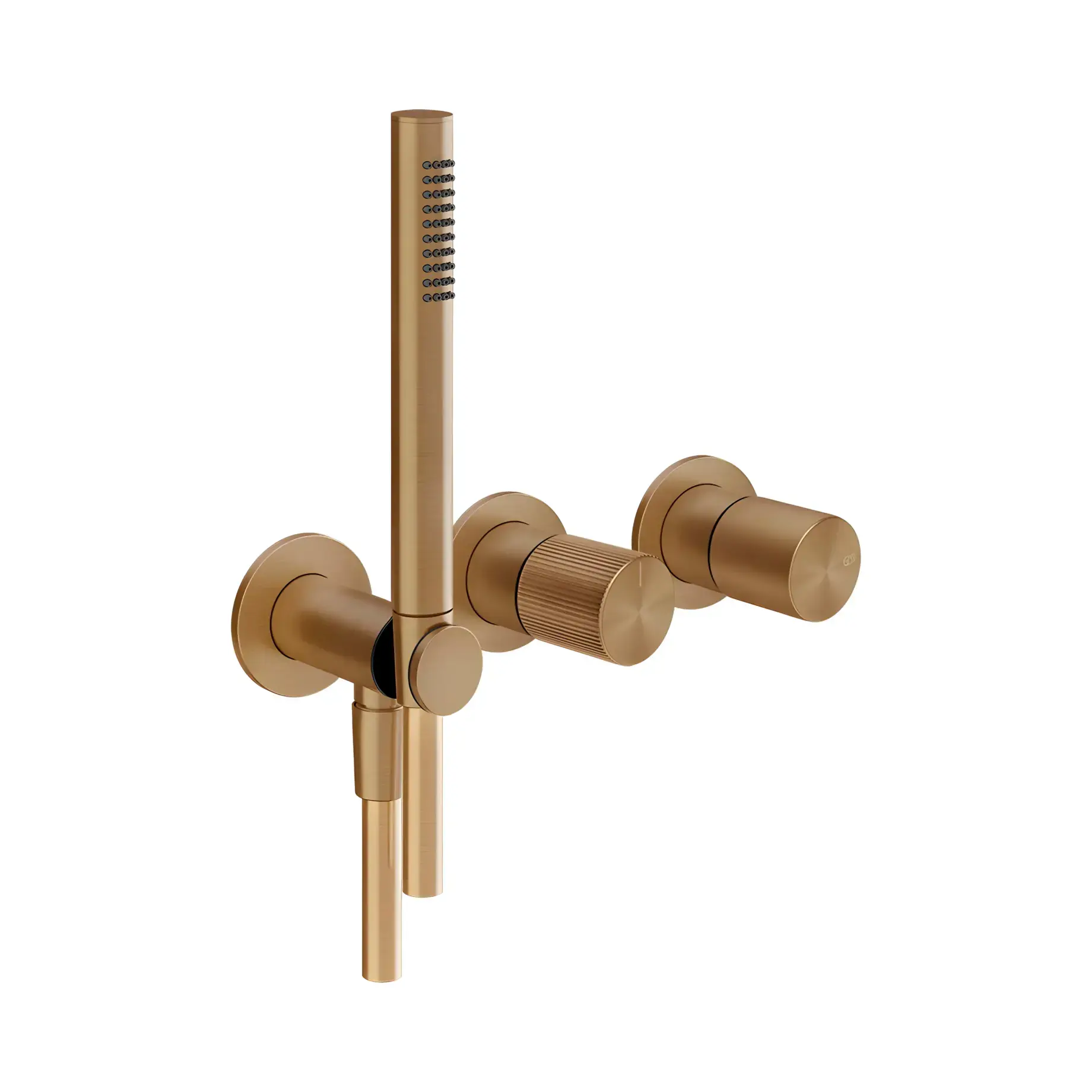 Смеситель для душа Habito Производитель 70538-791 Deep Bronze Brushed PVD — вид спереди