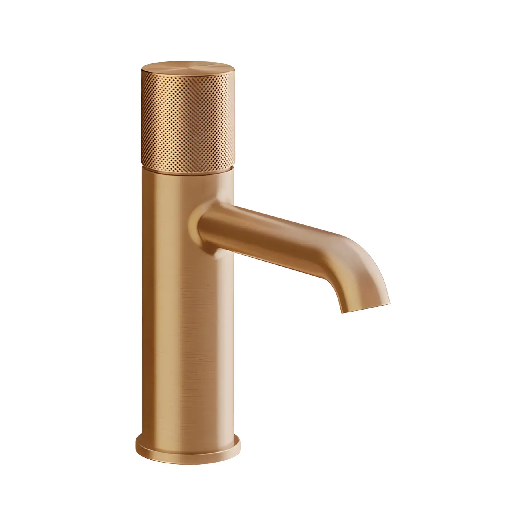 Змішувач для раковини Habito Gessi 70602-726 Warm Bronze Br. PVD — вид на білому тлі