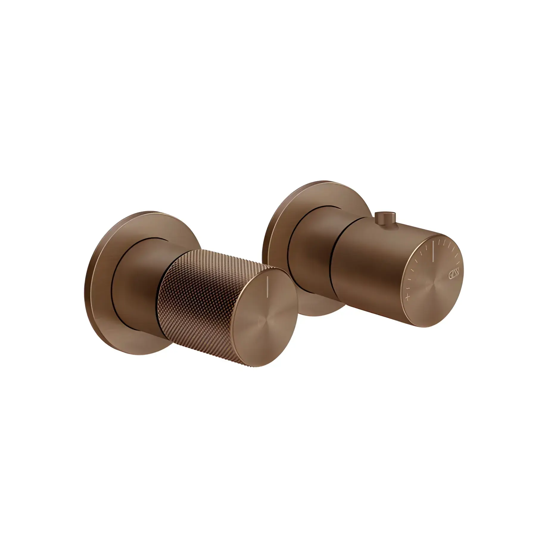 Змішувач для душу Habito Виробник 70634-761 Coffee Bronze Brushed PVD — вид спереду