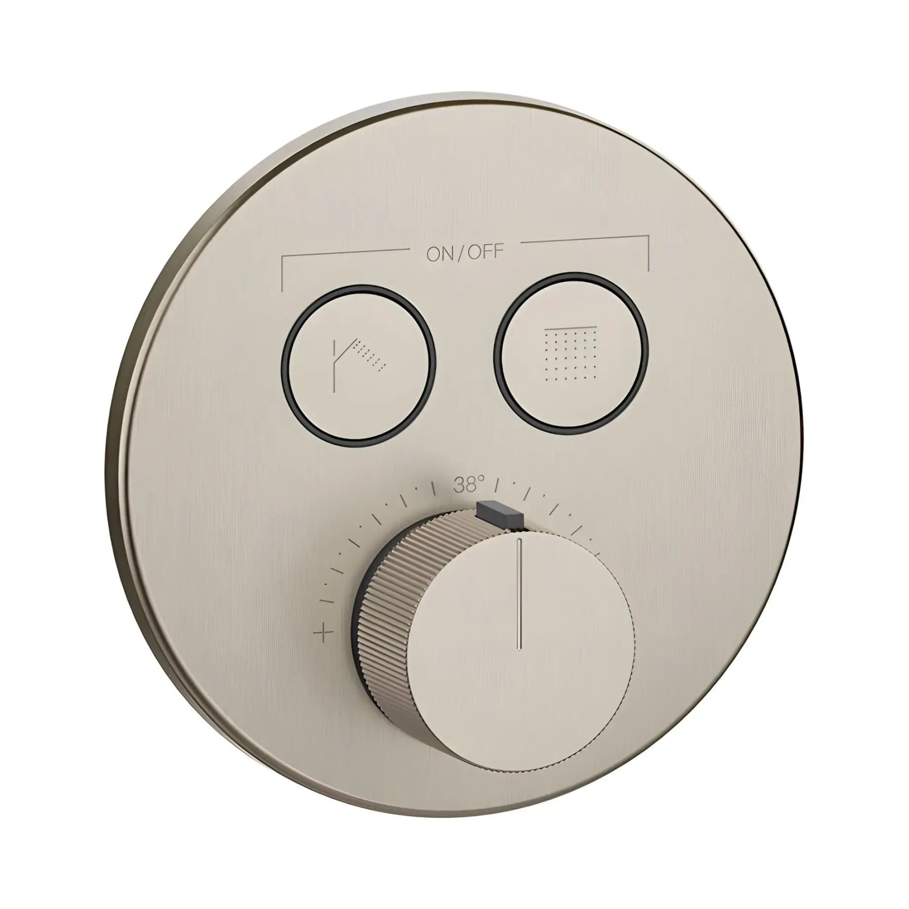 Смеситель для душа Hi-fi Производитель 38713-149 Finox Brushed Nickel — вид спереди