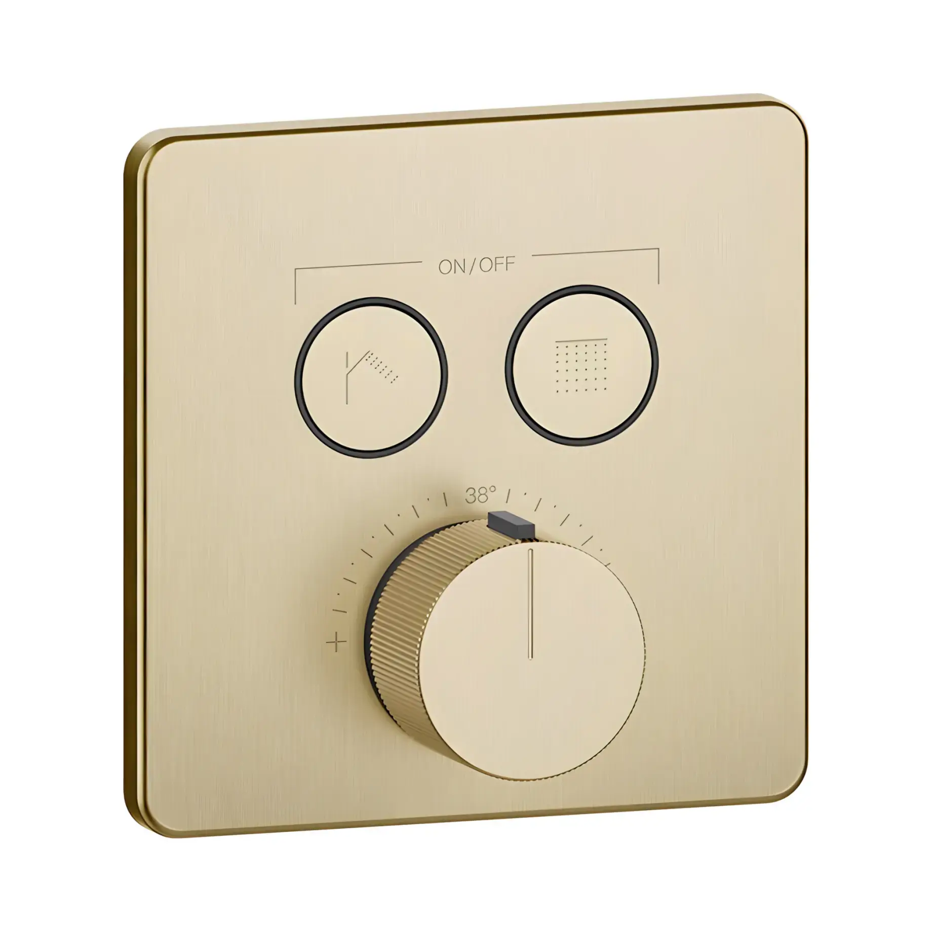 Смеситель для душа Hi-fi Производитель 38718-727 Brass Brushed PVD — вид спереди