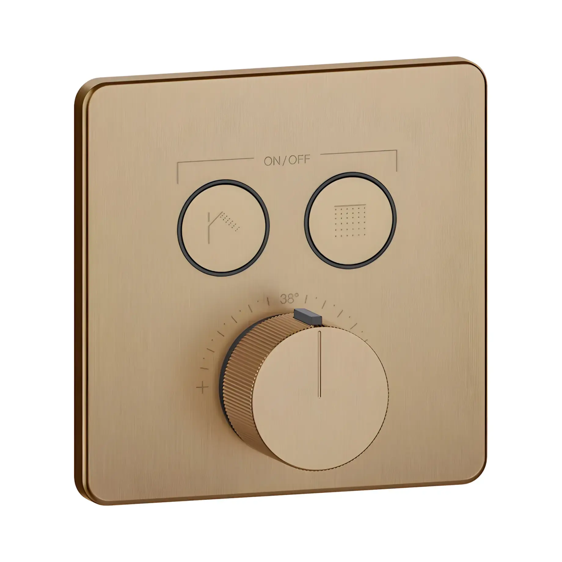 Смеситель для душа Hi-fi Производитель 38718-791 Deep Bronze Brushed PVD — вид спереди