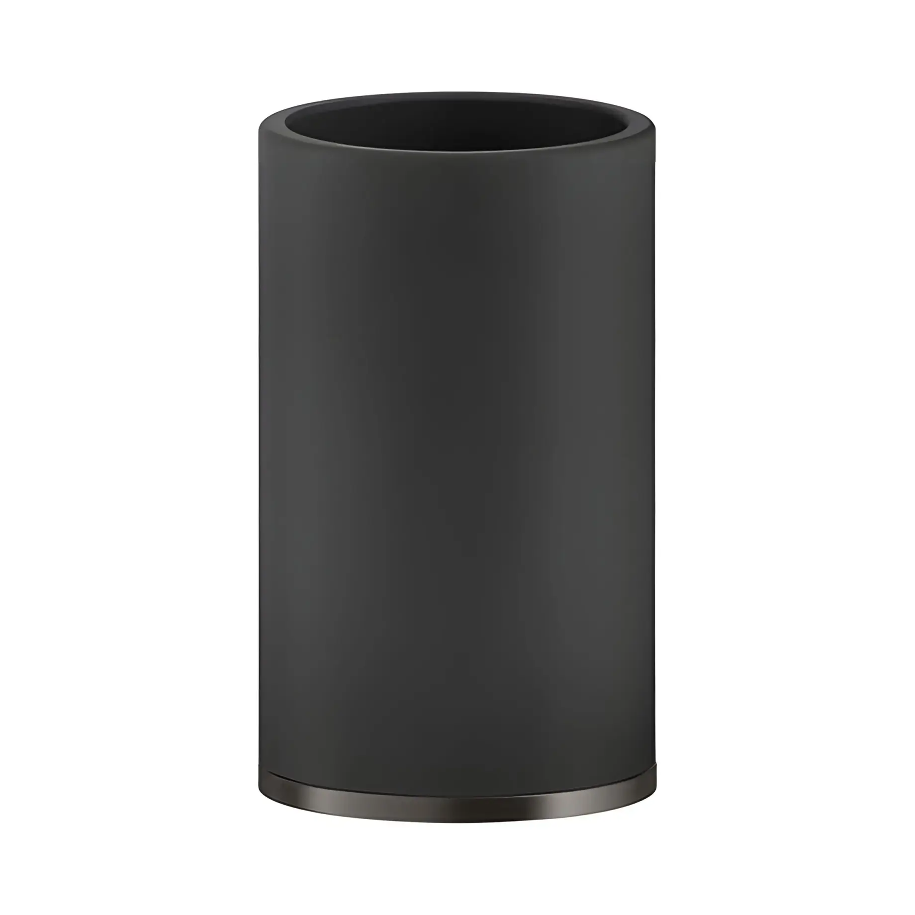 Склянка для зубних щіток Origini Gessi 58532-707 Black Metal Brushed PVD — вид на білому тлі