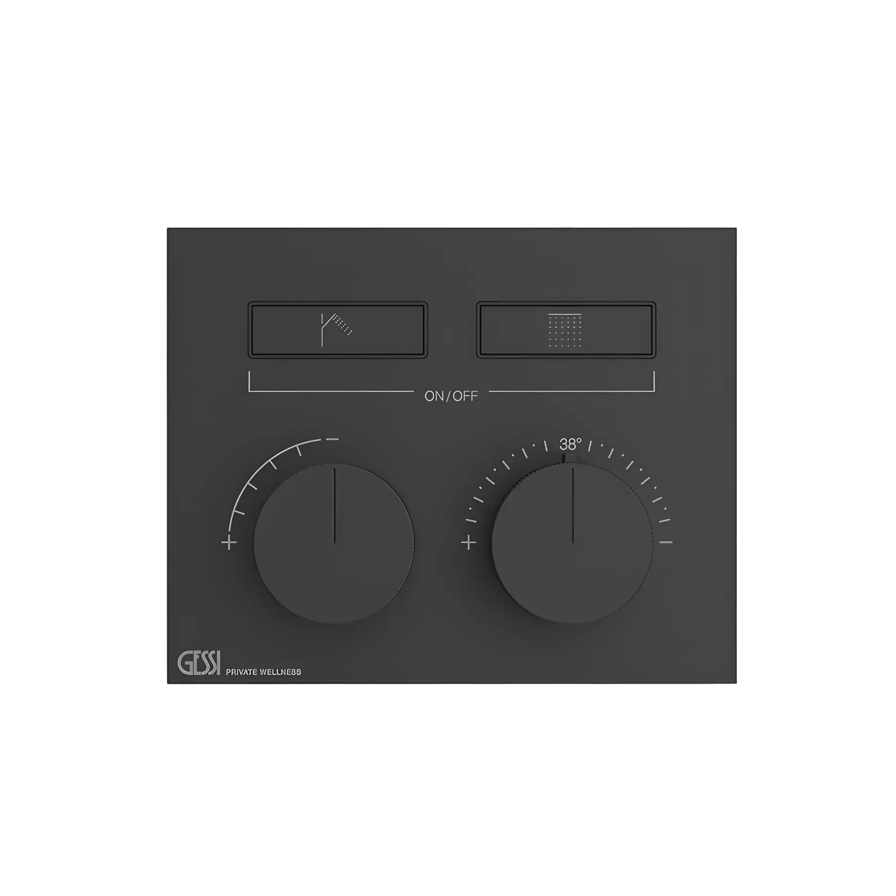 Смеситель для душа Hi-fi Производитель 63004-299 Matte Black — вид спереди