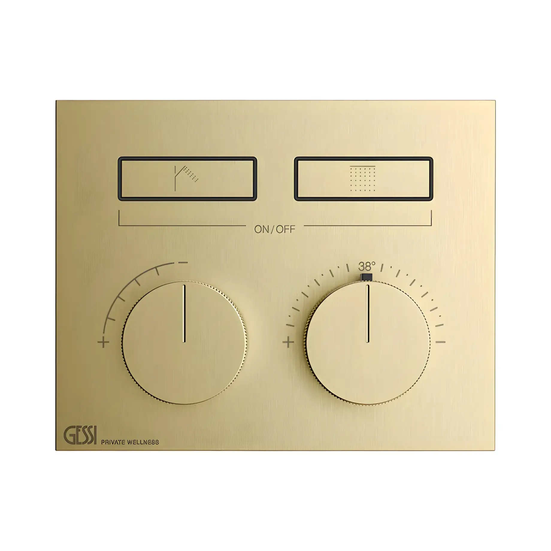 Змішувач для душу Hi-fi Виробник 63004-727 Brass Brushed PVD — вид спереду