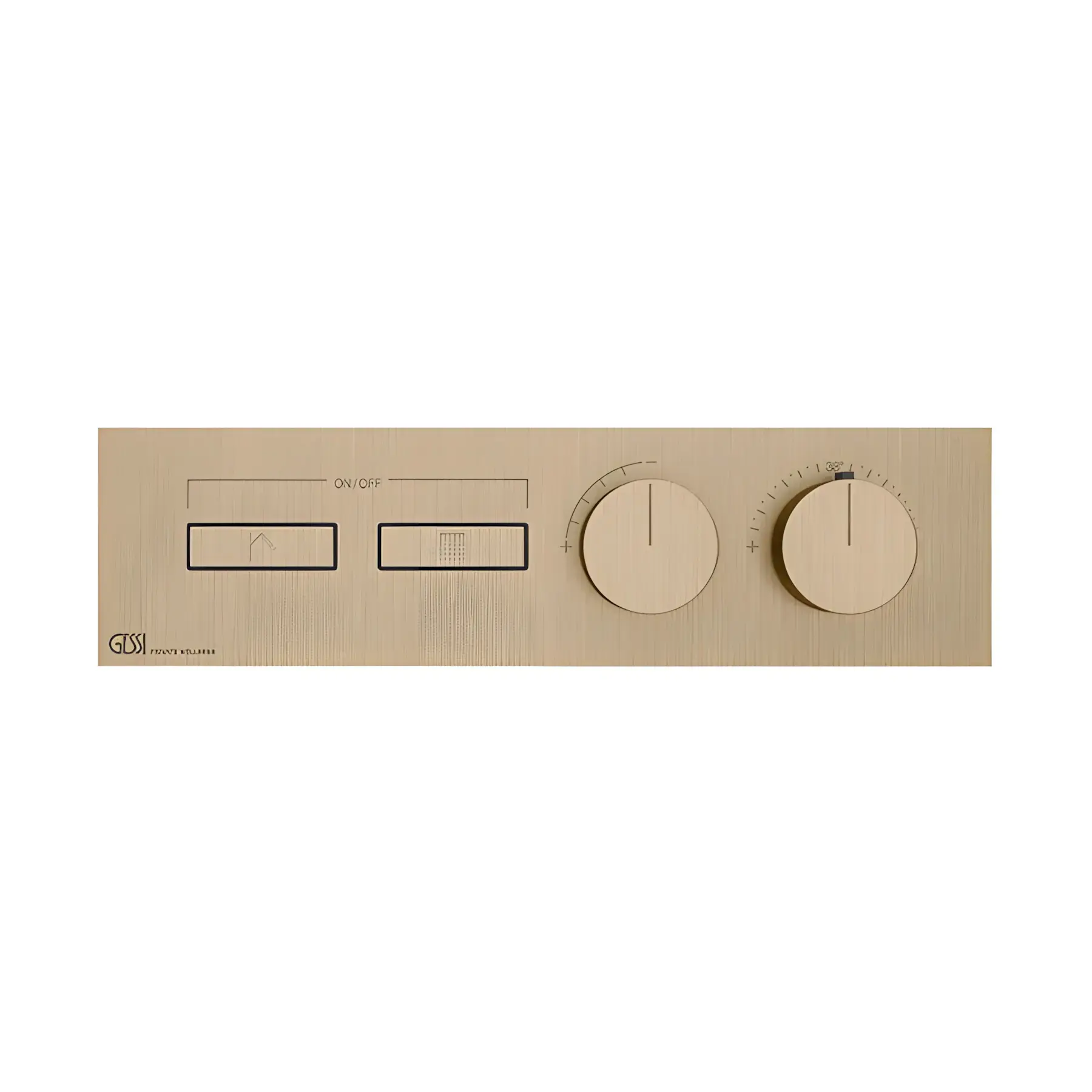 Змішувач для душу Hi-fi Виробник 63012-726 Warm Bronze Br. PVD — вид спереду