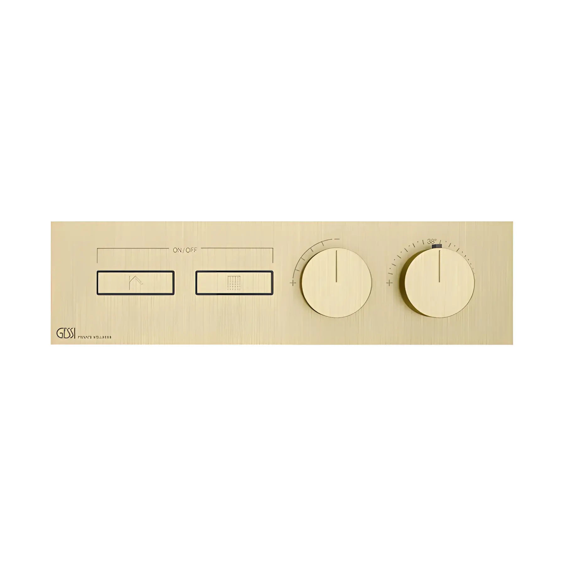 Змішувач для душу Hi-fi Виробник 63012-727 Brass Brushed PVD — вид спереду