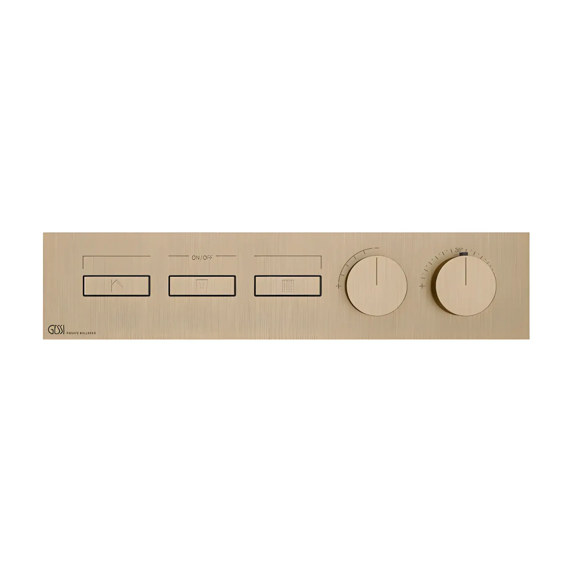 Змішувач для душу Hi-fi Виробник 63014-726 Warm Bronze Br. PVD — вид спереду