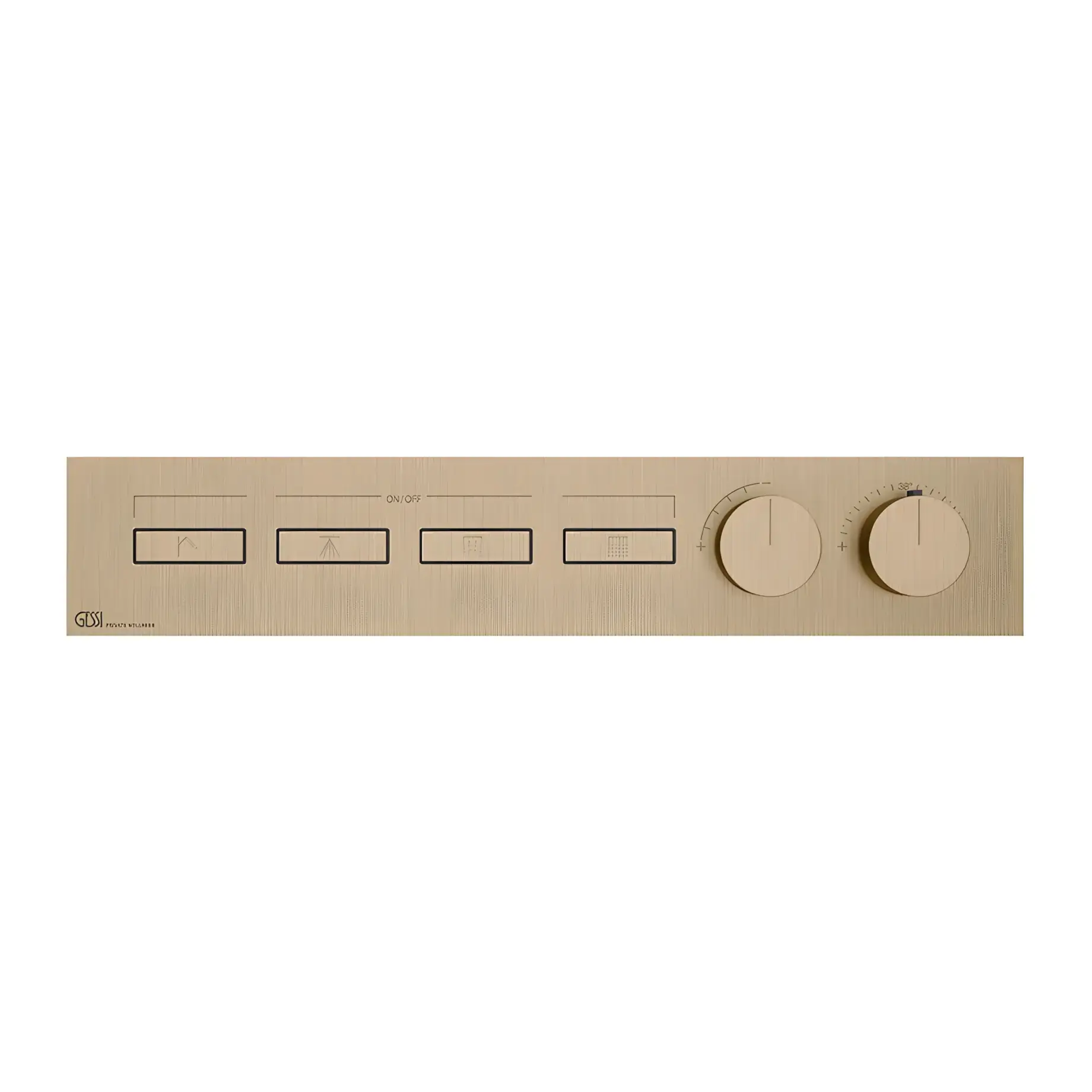 Смеситель для душа Hi-fi Производитель 63016-726 Warm Bronze Br. PVD — вид спереди