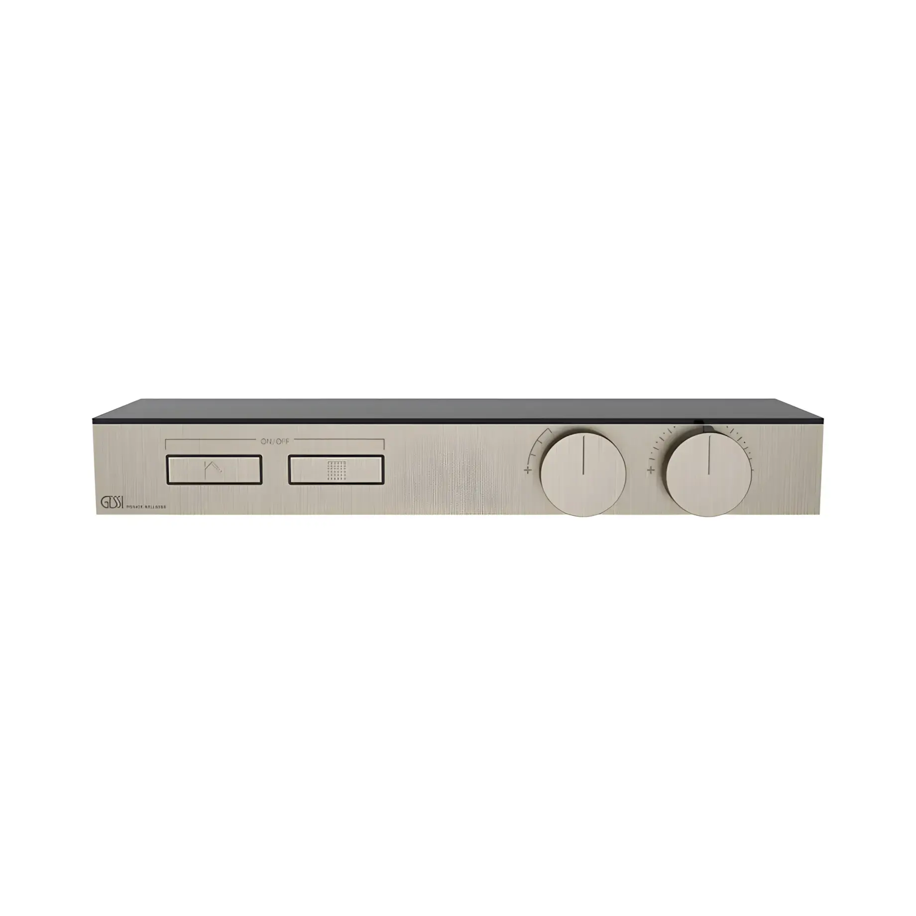 Змішувач для душу Hi-fi Виробник 63022-149 Finox Brushed Nickel — вид спереду