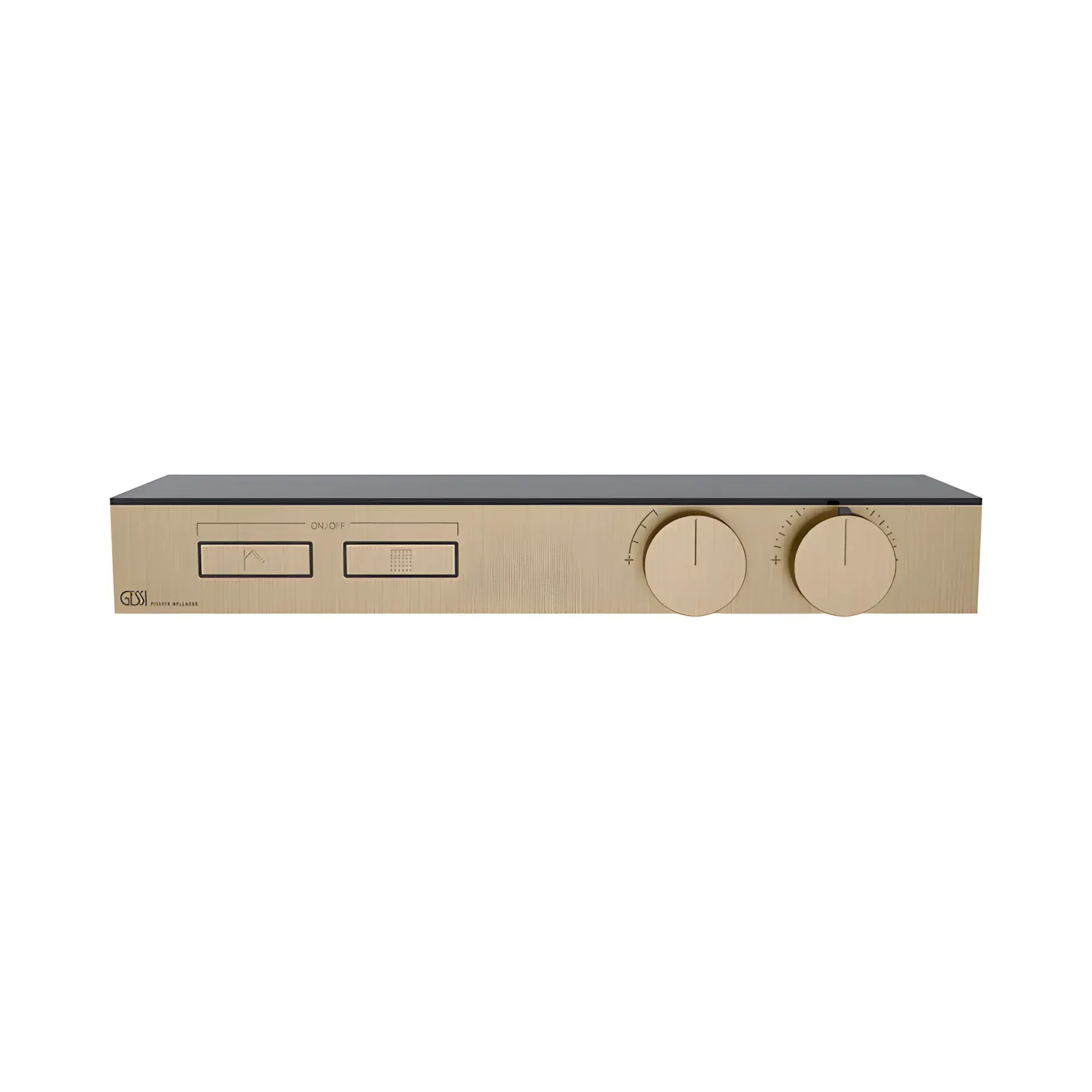 Змішувач для душу Hi-fi Виробник 63022-726 Warm Bronze Br. PVD — вид спереду