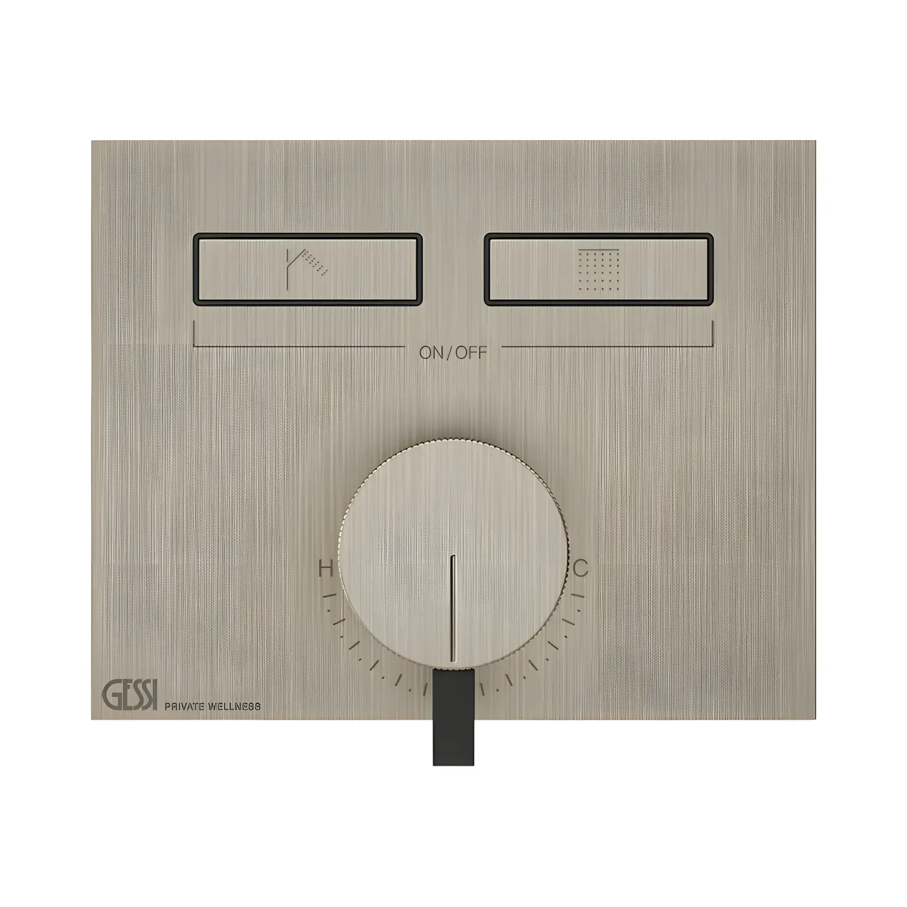 Смеситель для душа Hi-fi Производитель 63079-149 Finox Brushed Nickel — вид спереди
