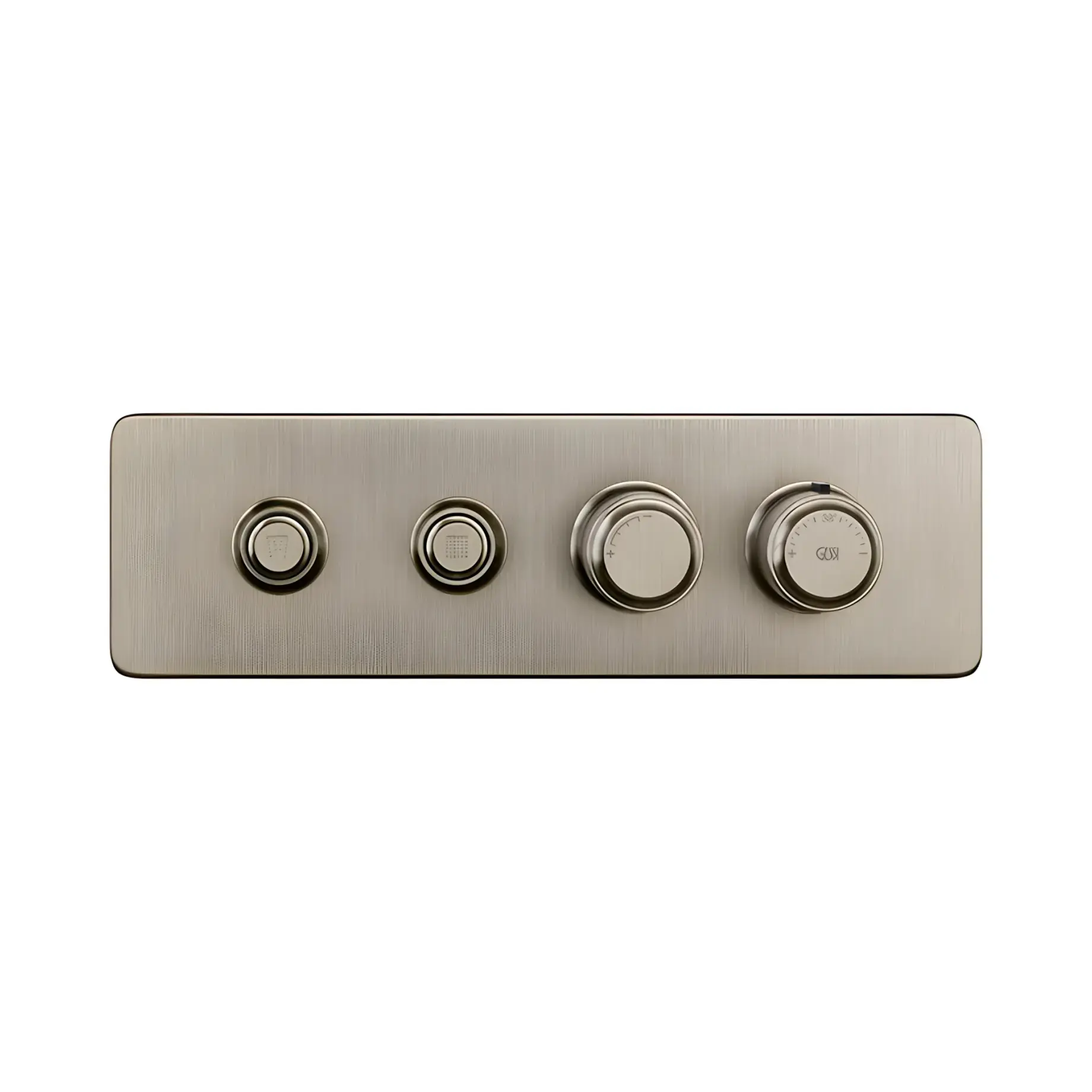 Змішувач для душу Hi-fi Виробник 65222-149 Finox Brushed Nickel — вид спереду