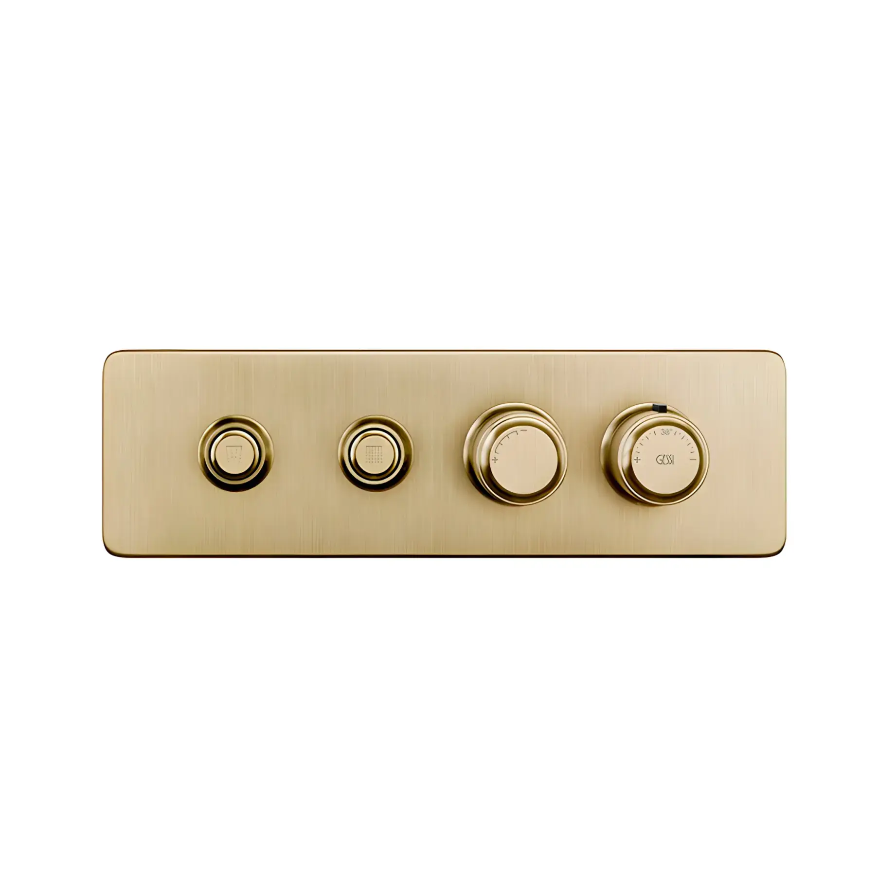 Змішувач для душу Hi-fi Виробник 65222-727 Brass Brushed PVD — вид спереду
