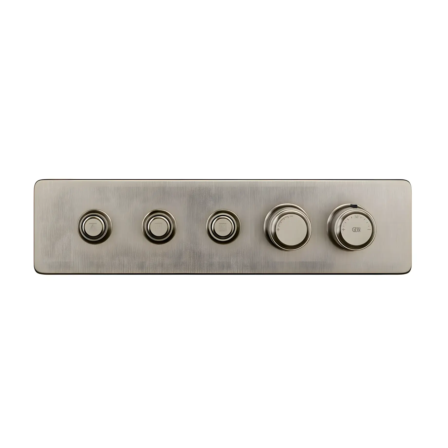 Змішувач для душу Hi-fi Виробник 65224-149 Finox Brushed Nickel — вид спереду