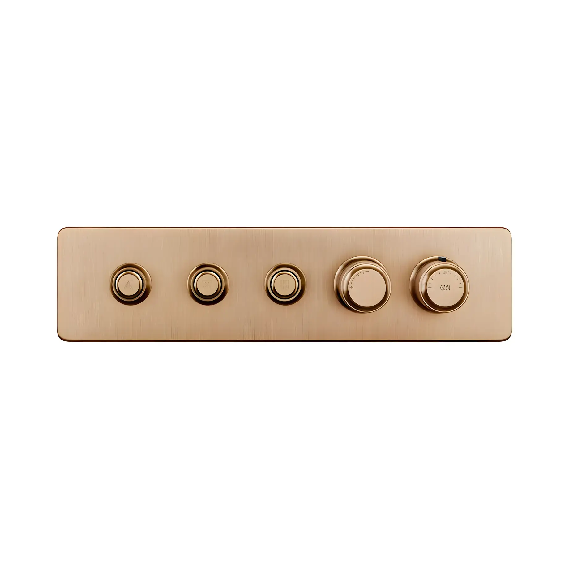 Змішувач для душу Hi-fi Виробник 65224-726 Warm Bronze Br. PVD — вид спереду