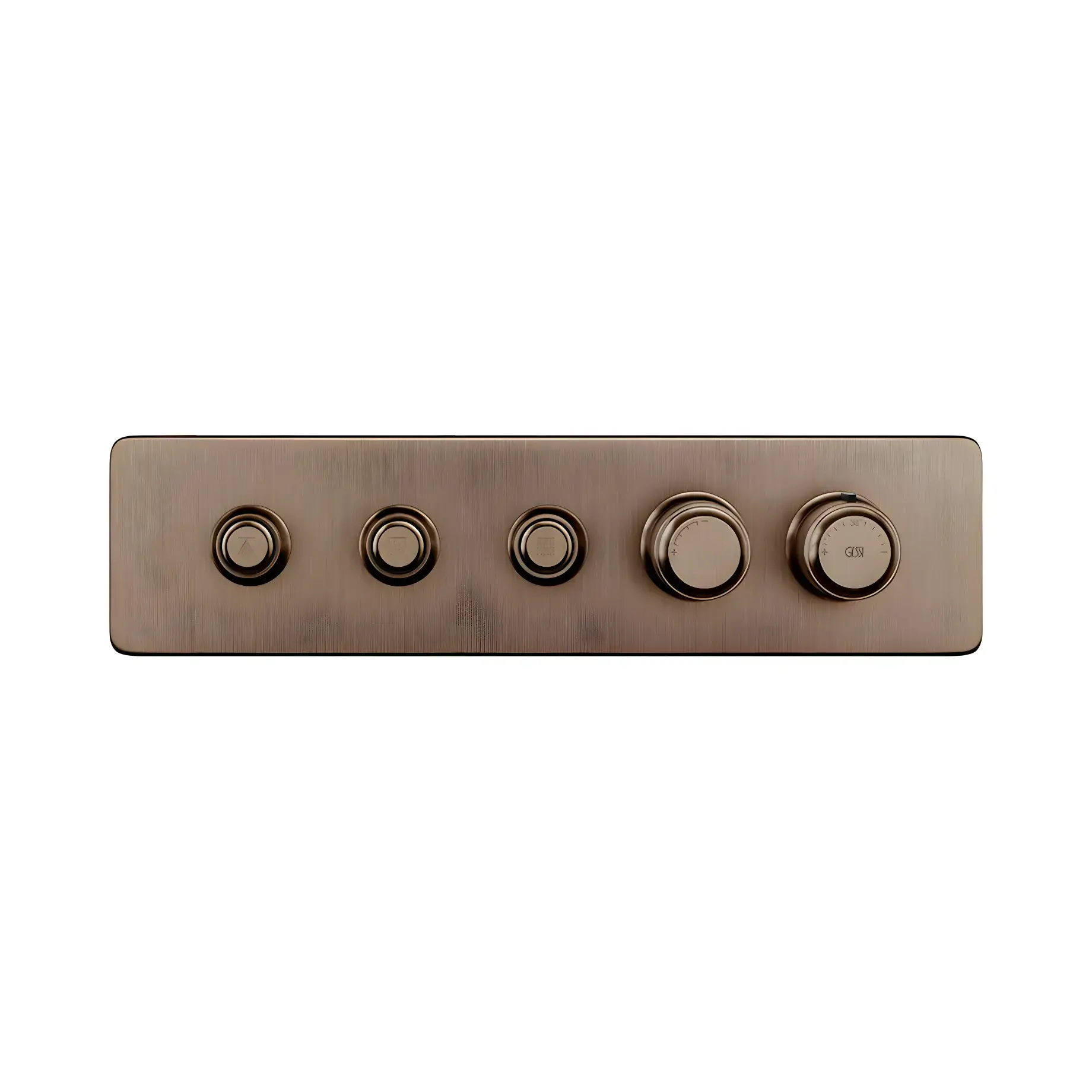 Змішувач для душу Hi-fi Виробник 65224-761 Coffee Bronze Brushed PVD — вид спереду
