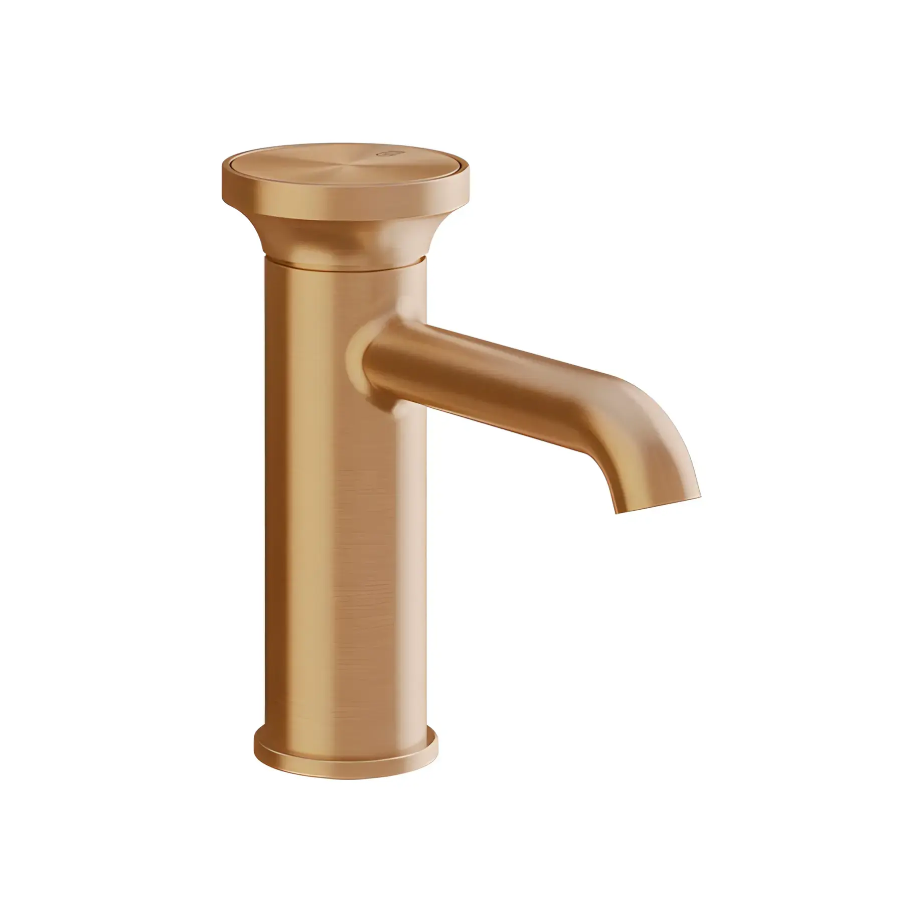 Змішувач для раковини Origini Gessi 66002-726 Warm Bronze Br. PVD — вид спереду