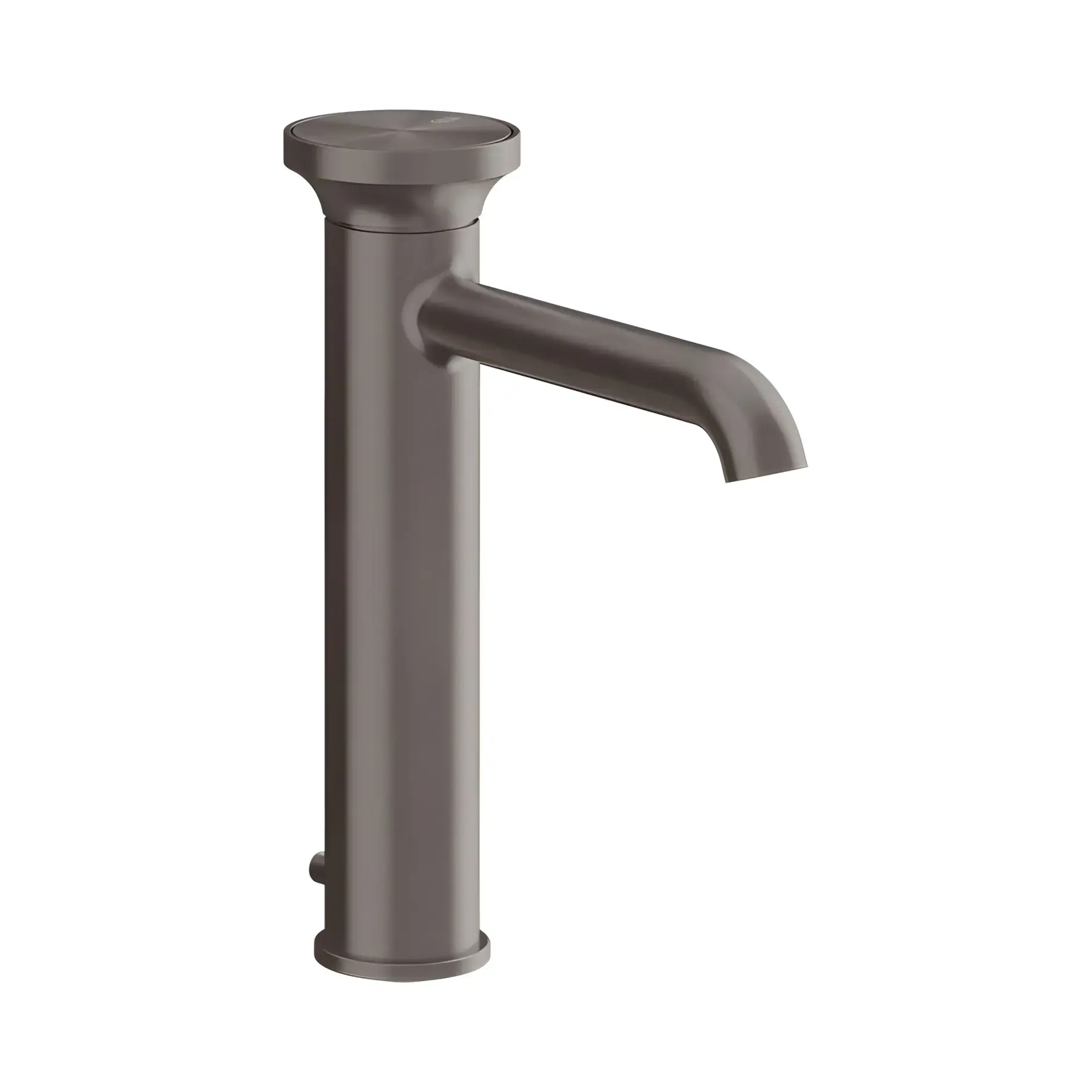 Змішувач для раковини Origini Gessi 66005-707 Black Metal Brushed PVD — вид на білому тлі