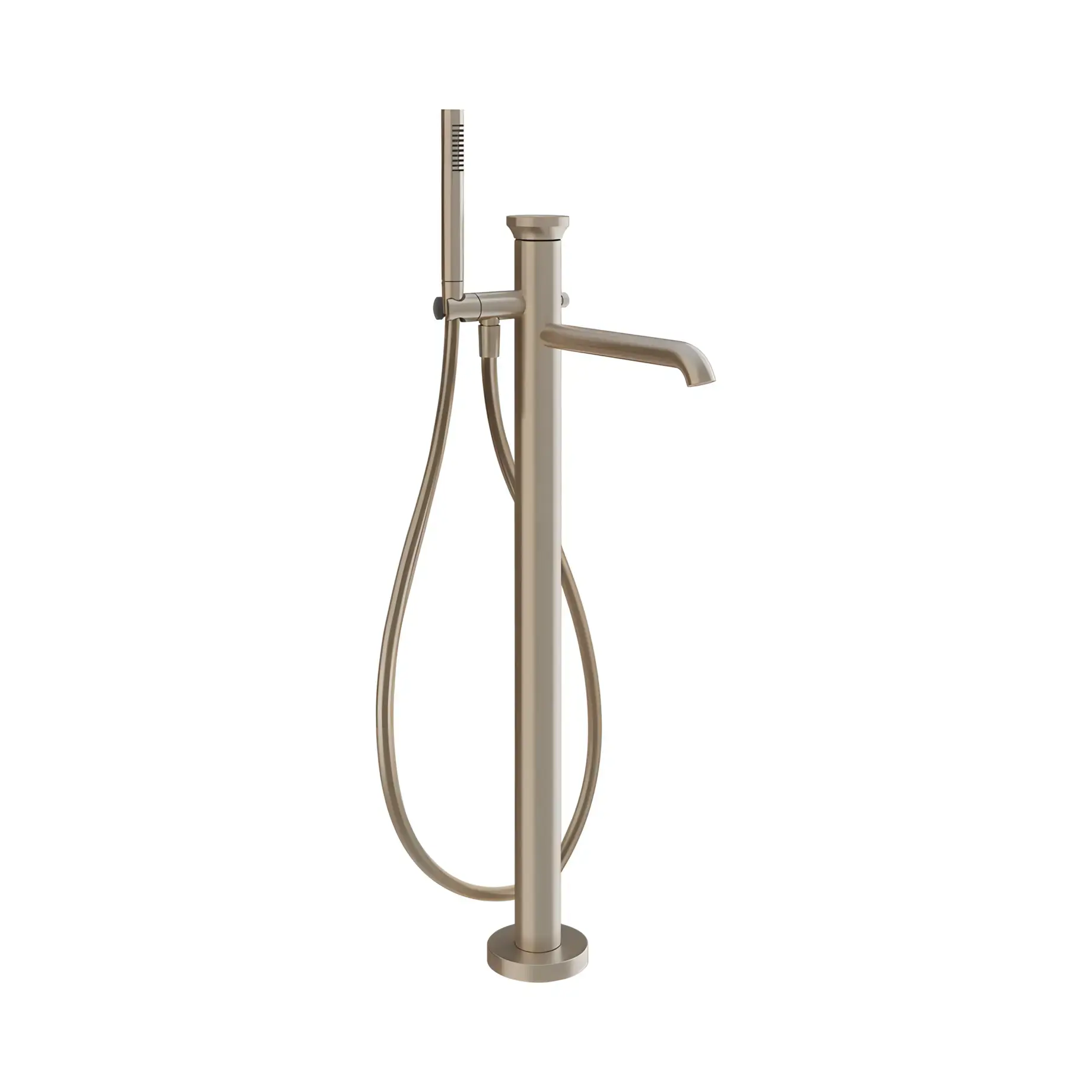 Змішувач для ванни Origini Виробник 66028-149 Finox Brushed Nickel — вид спереду