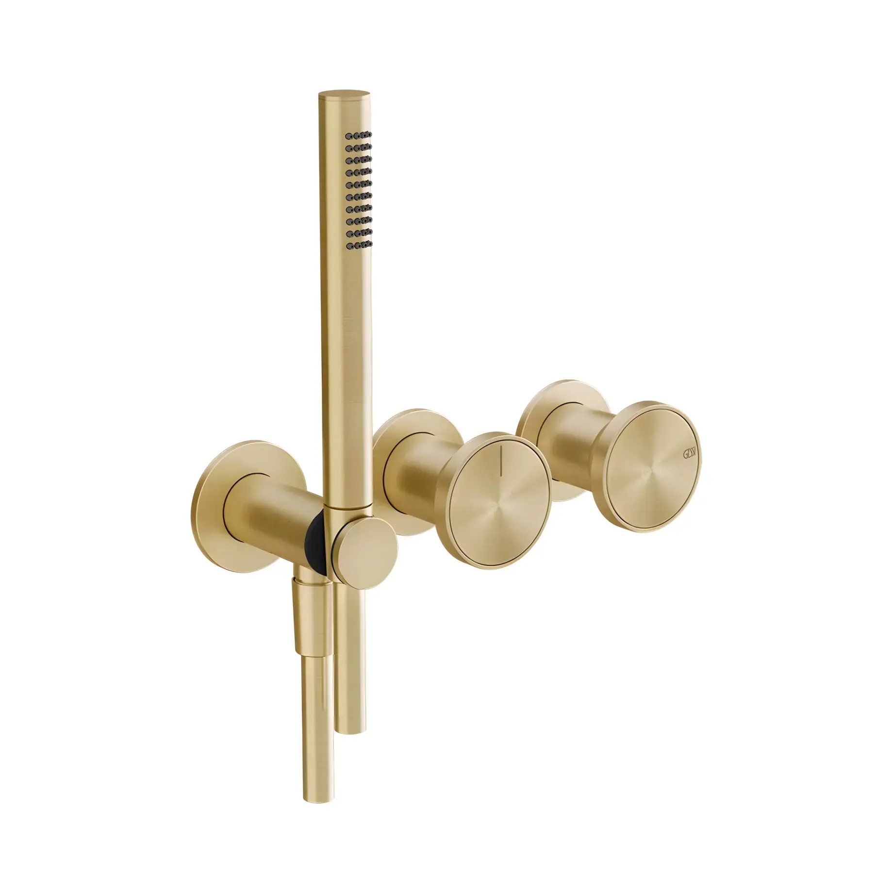 Змішувач для душу Origini Виробник 66036-727 Brass Brushed PVD — вид спереду
