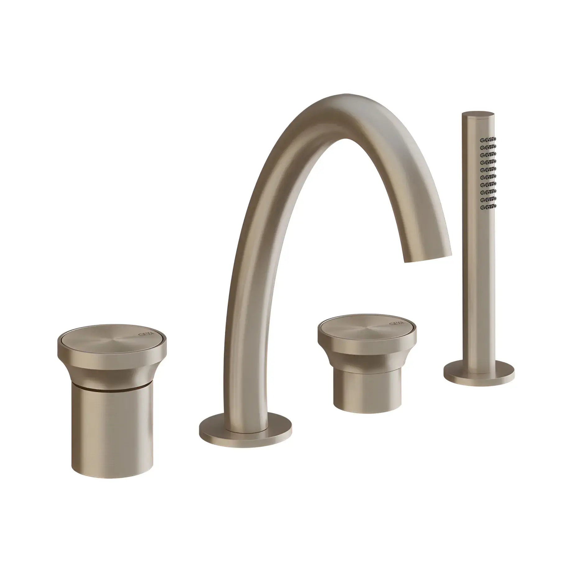 Змішувач для ванни Origini Виробник 66037-149 Finox Brushed Nickel — вид спереду