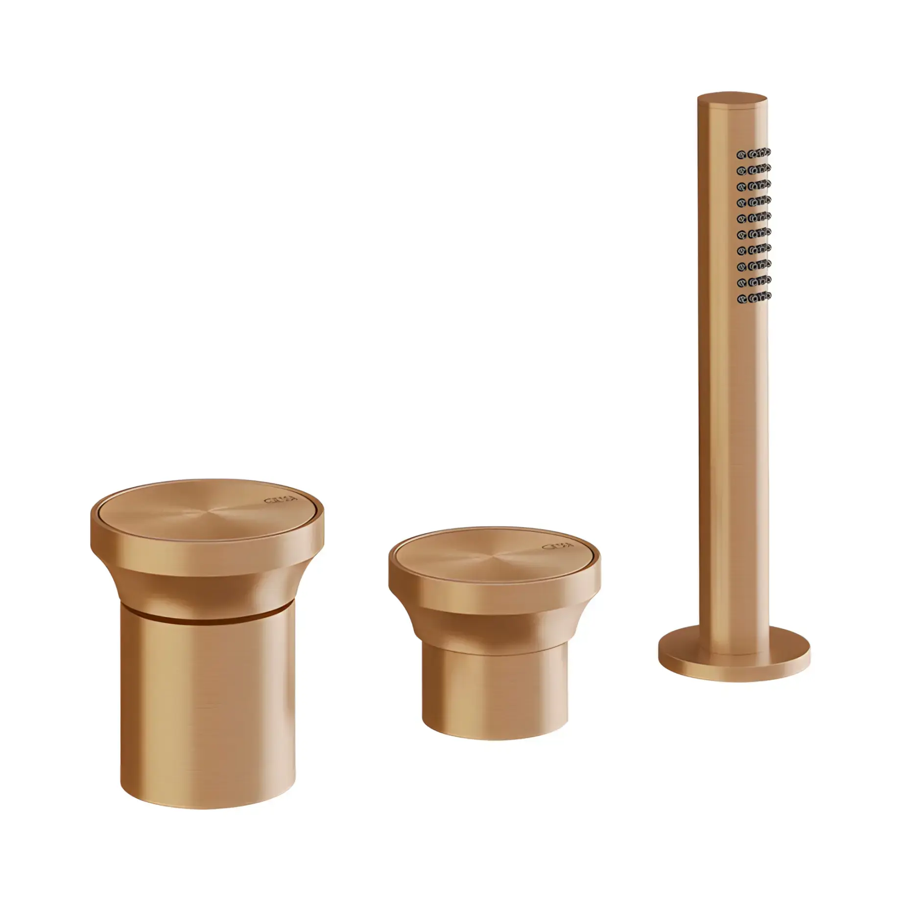 Смеситель для ванны Origini Производитель 66043-726 Warm Bronze Br. PVD — вид спереди