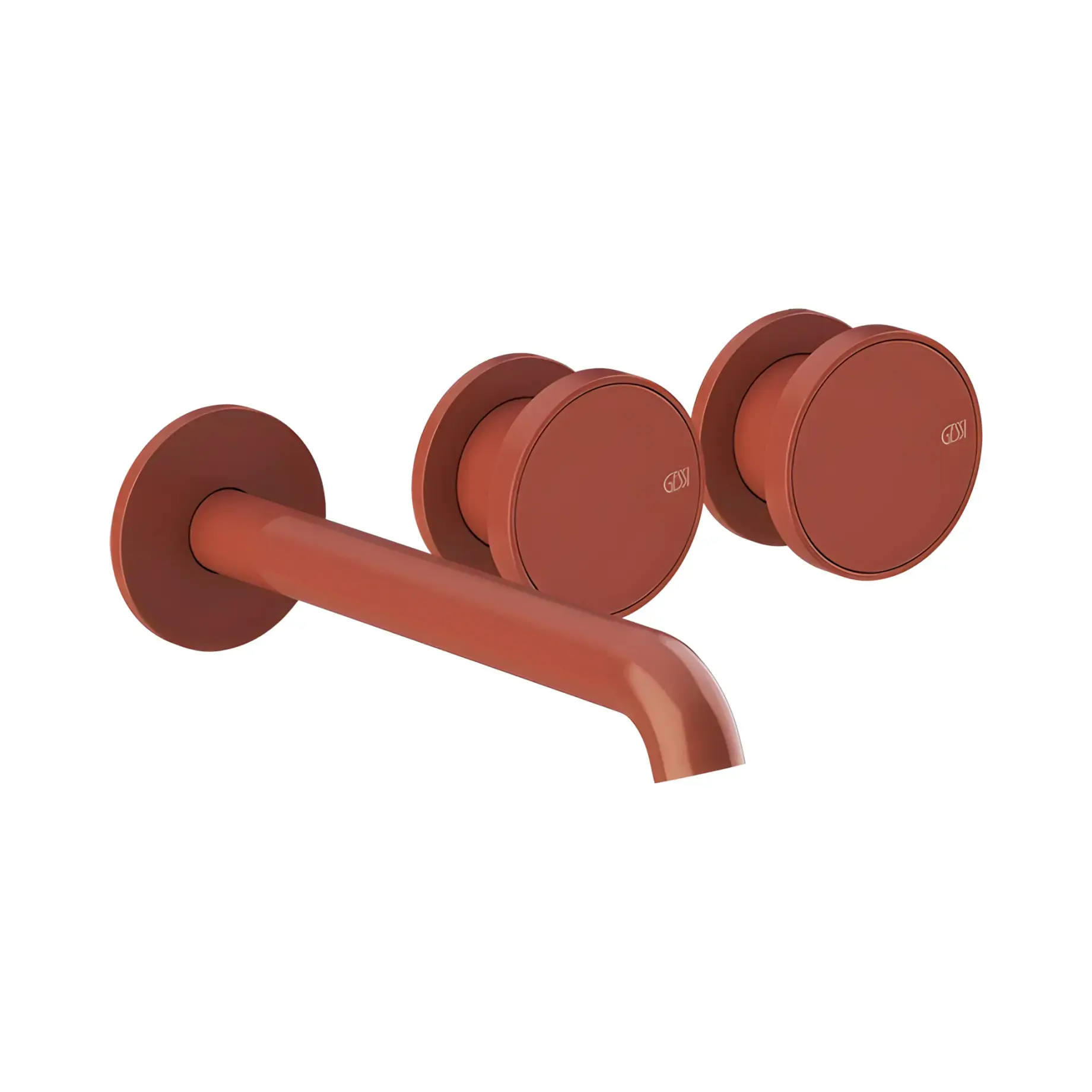 Смеситель для раковины Origini Производитель 66090-278 GLOSSY CORAL — вид спереди