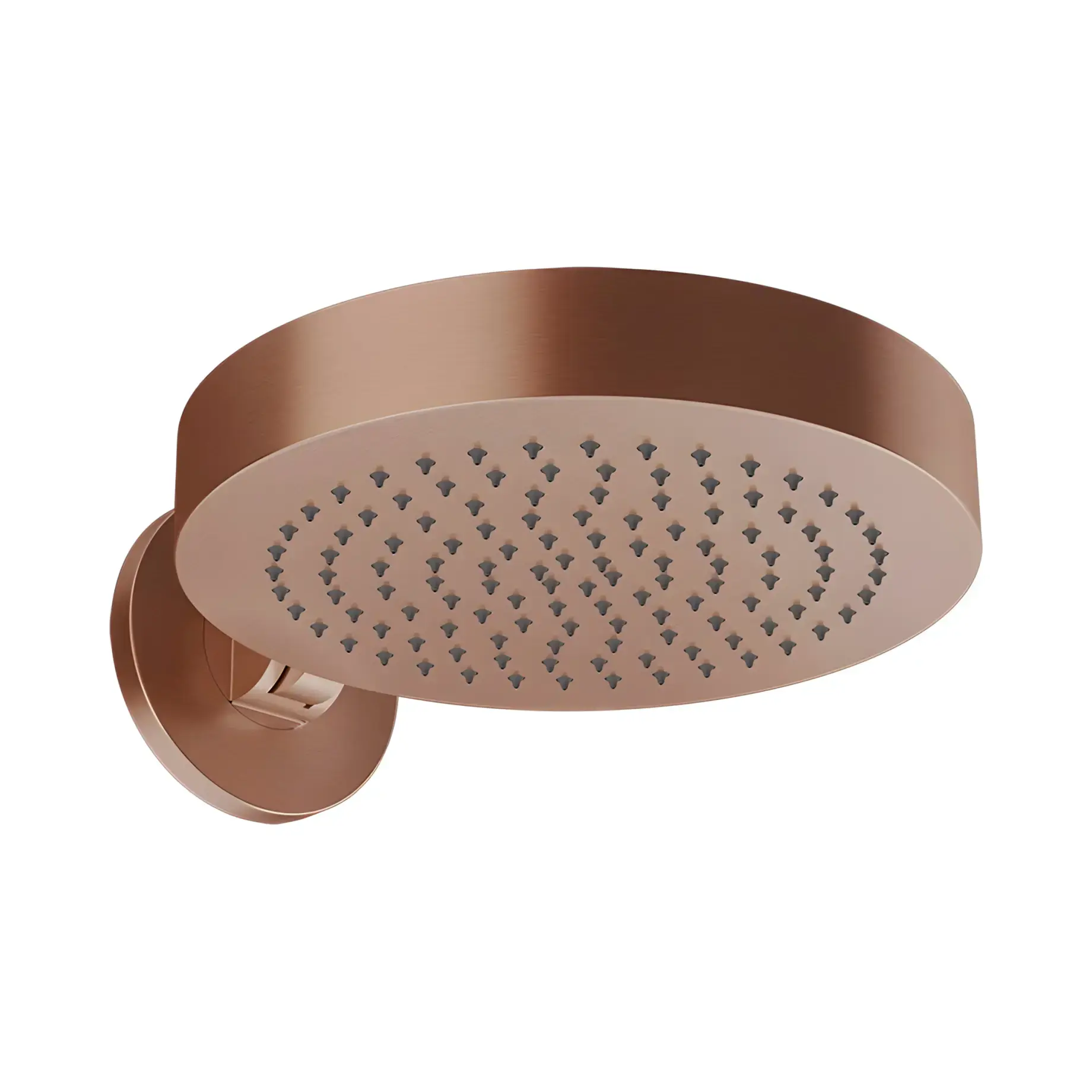 Верхній душ Origini Gessi 66150-708 Copper Brushed PVD — вид спереду