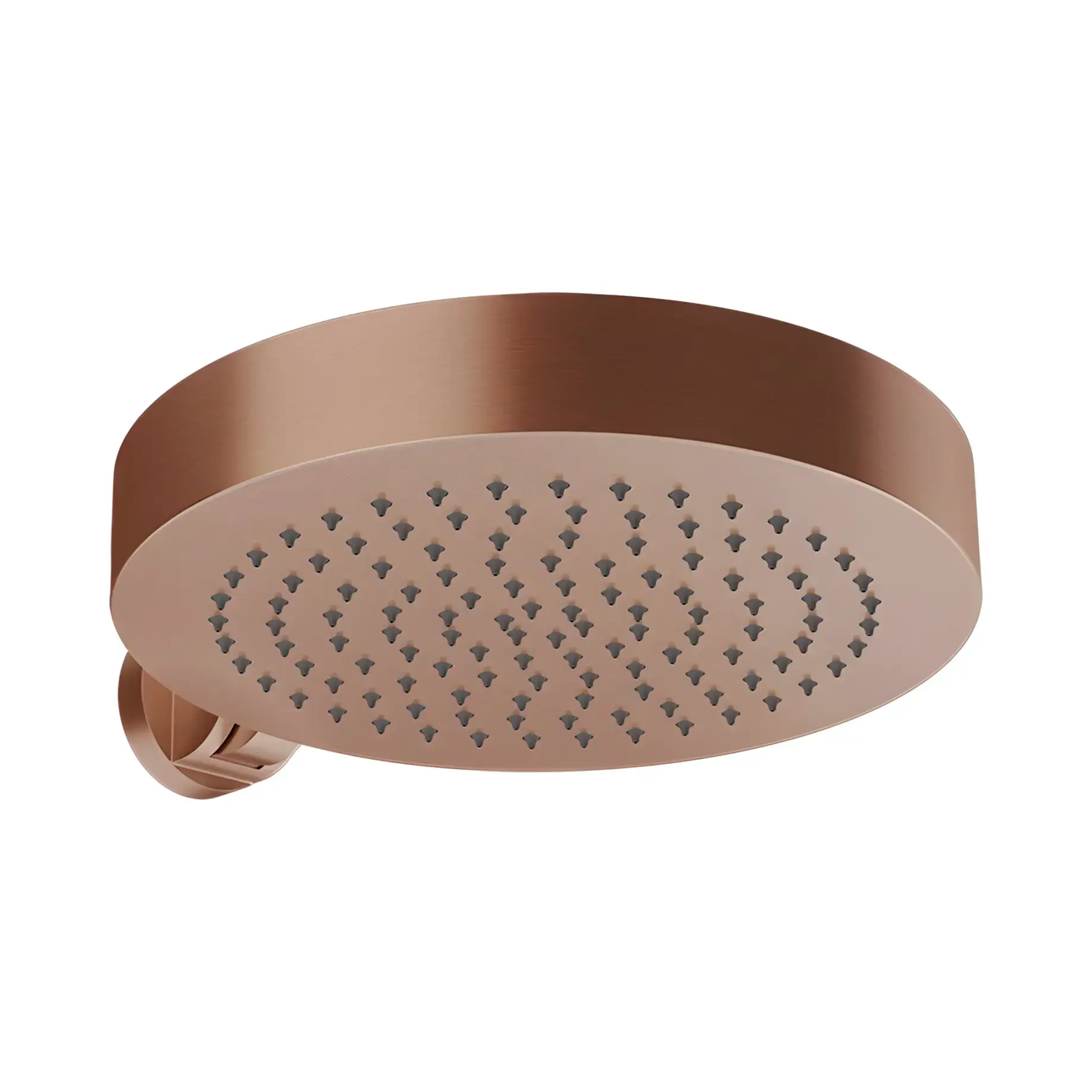 Верхній душ Origini Gessi 66152-708 Copper Brushed PVD — вид на білому тлі