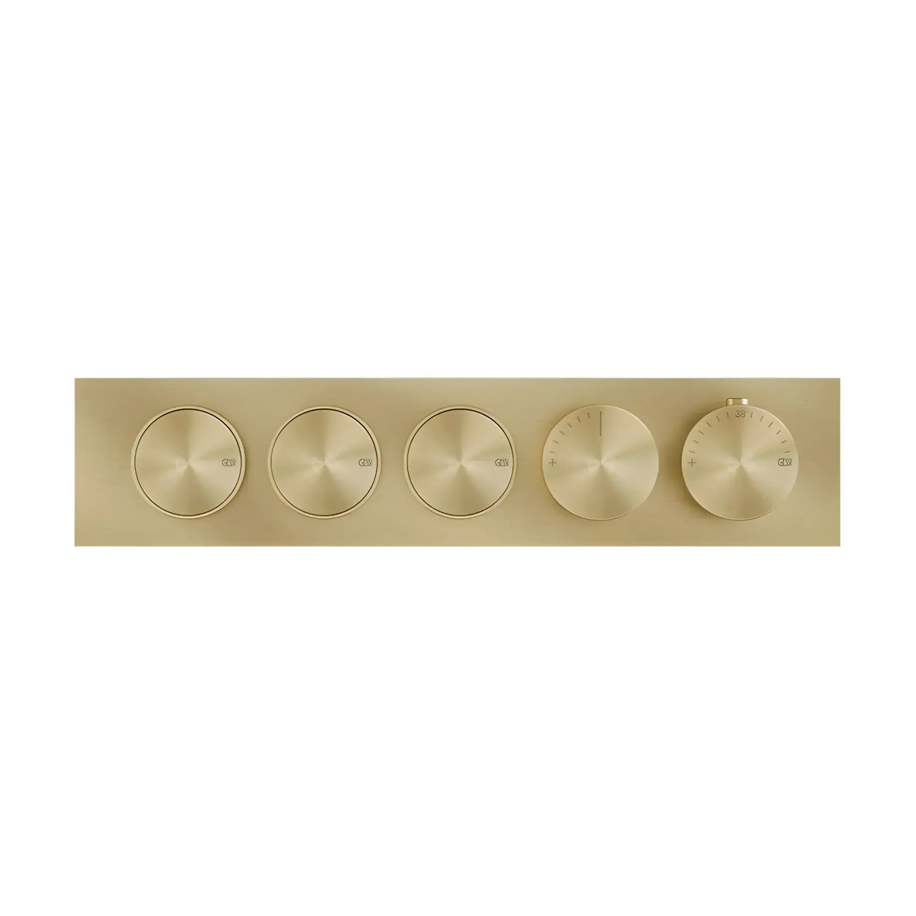 Змішувач для душу Hi-fi Виробник 66224-727 Brass Brushed PVD — вид спереду