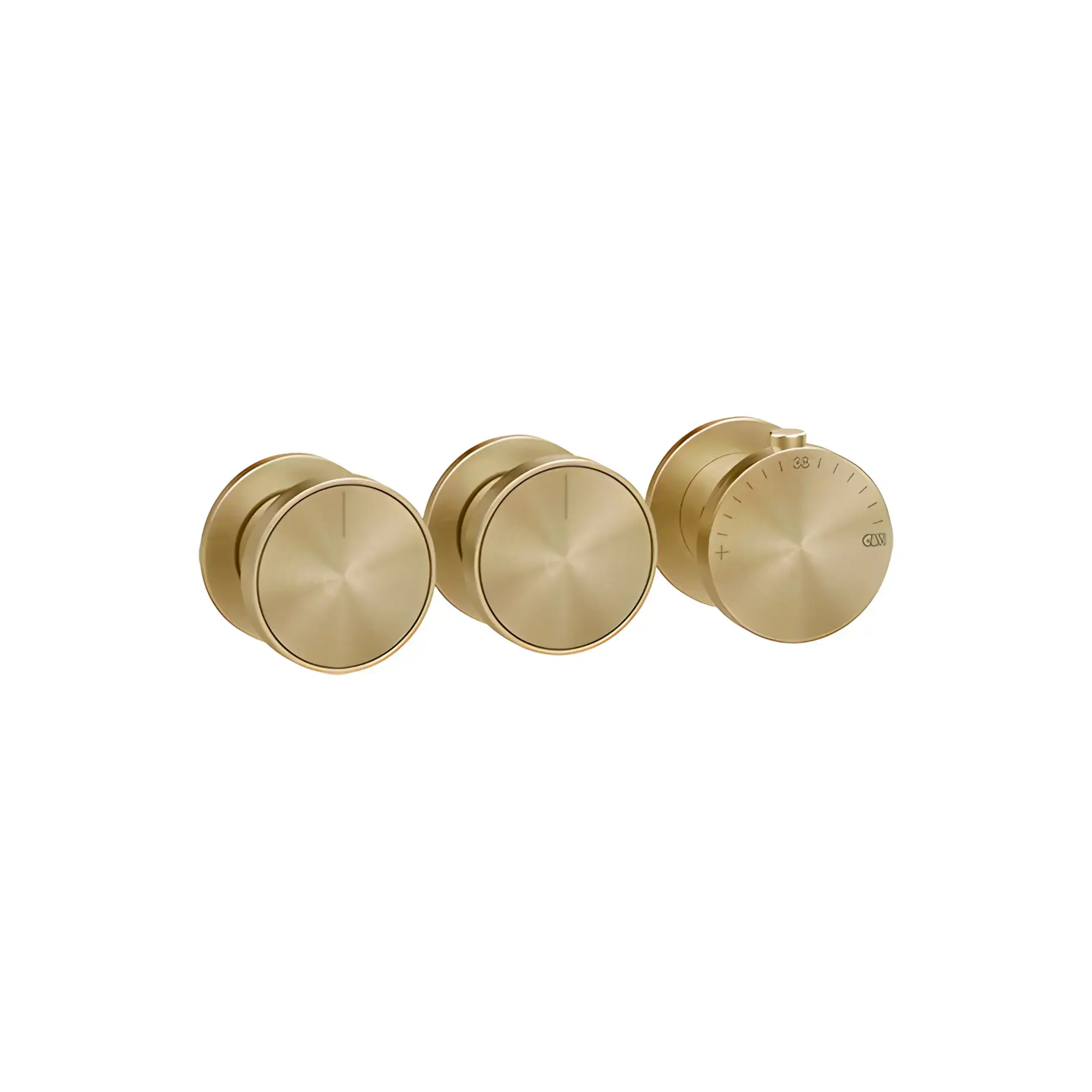 Смеситель для душа Origini Производитель 66334-727 Brass Brushed PVD — вид спереди