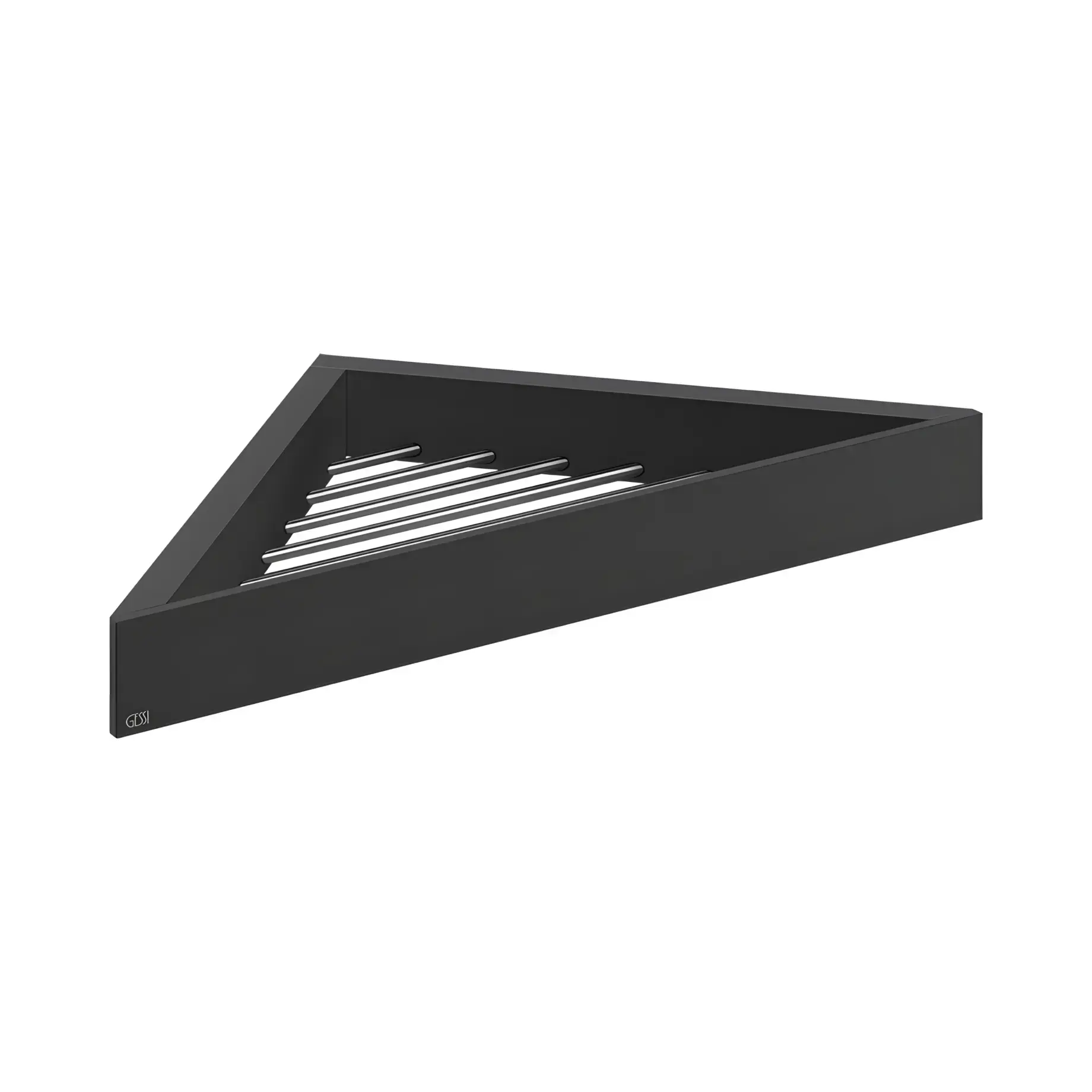 Полиця Rettangolo Виробник 20861-299 Matte Black — вид спереду