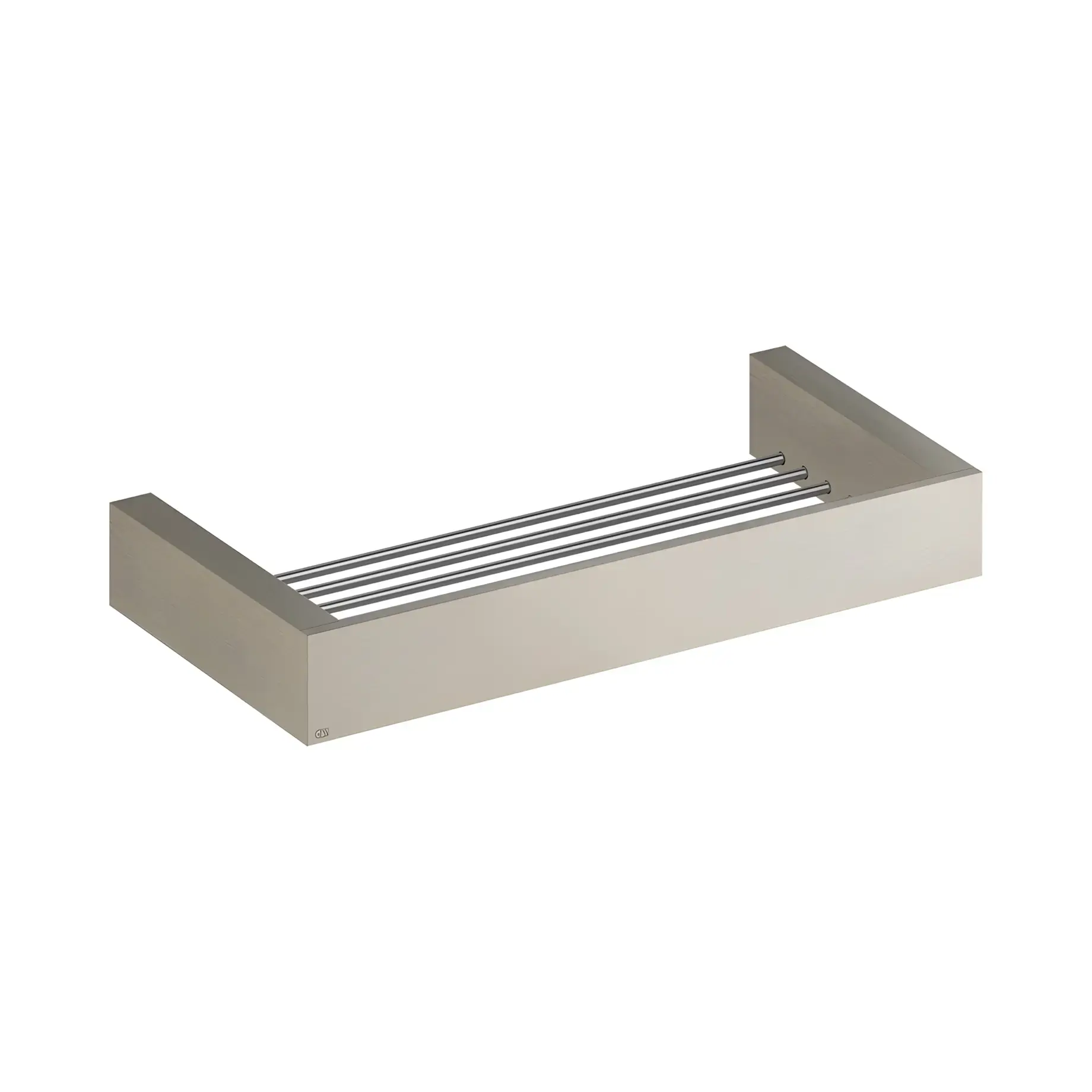 Полиця Rettangolo Виробник 20947-149 Finox Brushed Nickel — вид спереду
