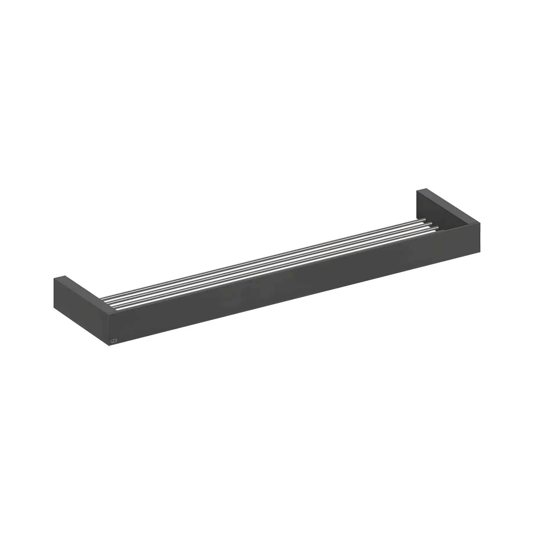 Полиця Rettangolo Виробник 20949-299 Matte Black — вид спереду