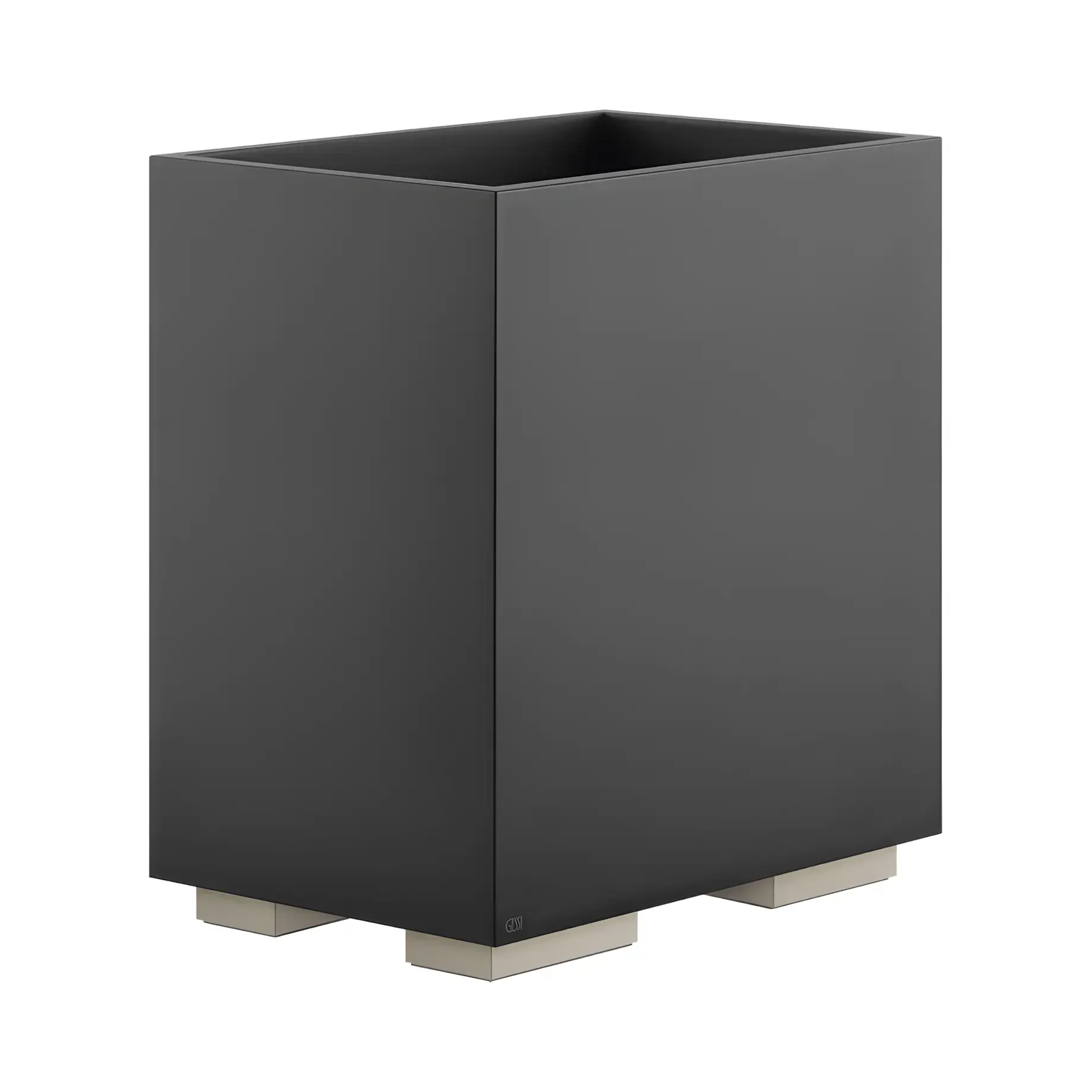 Кошик для сміття Rettangolo Виробник 20991-149 Finox Brushed Nickel — вид спереду