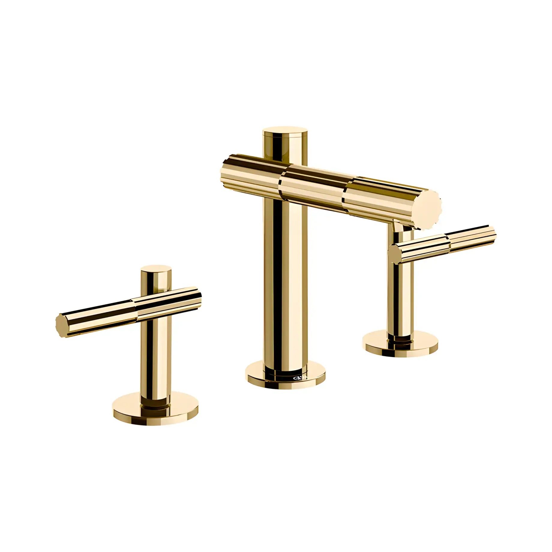 Змішувач для раковини Incastri Gessi 75014-710 Brass PVD — вид на білому тлі