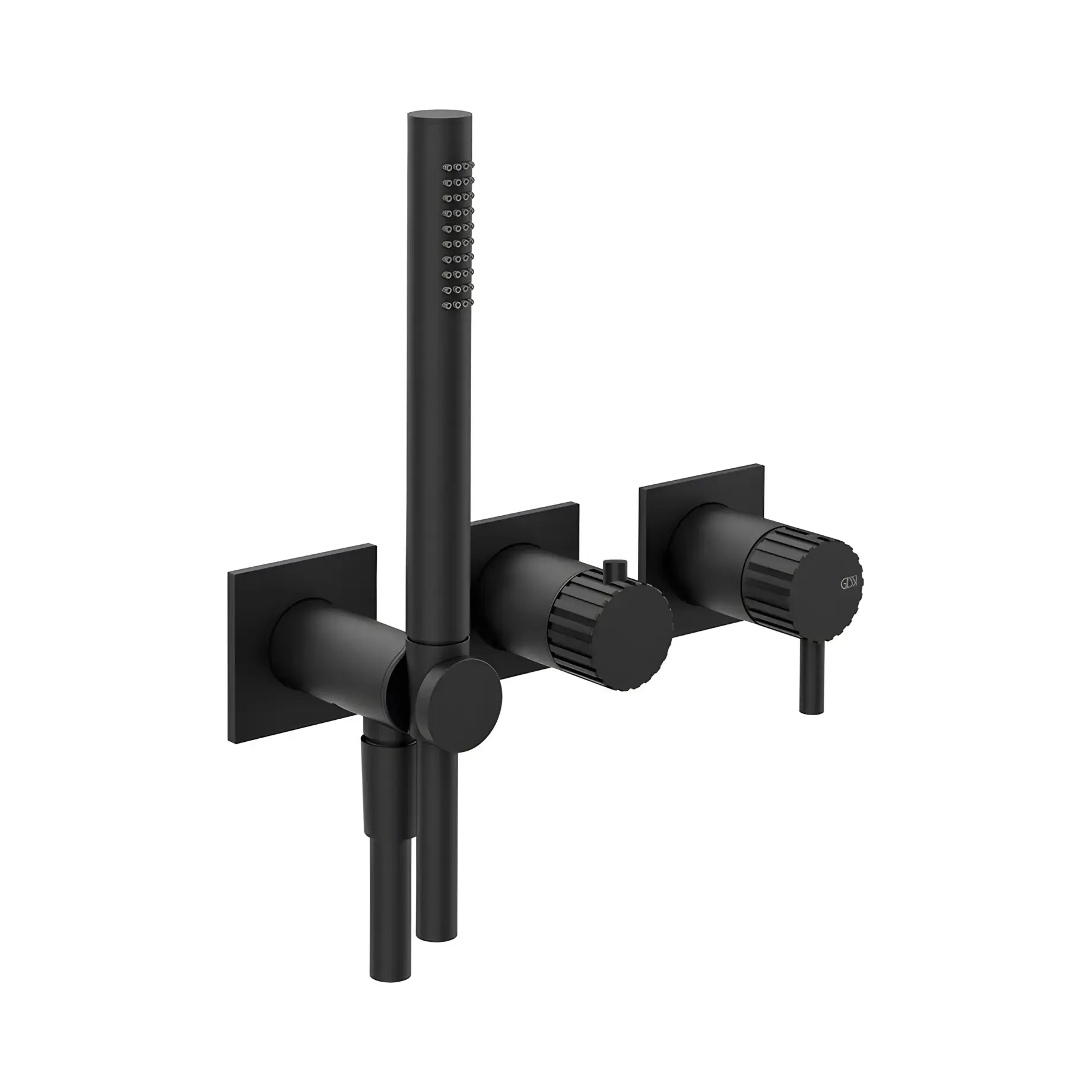 Змішувач для душу Incastri Виробник 75036-299 Matte Black — вид спереду